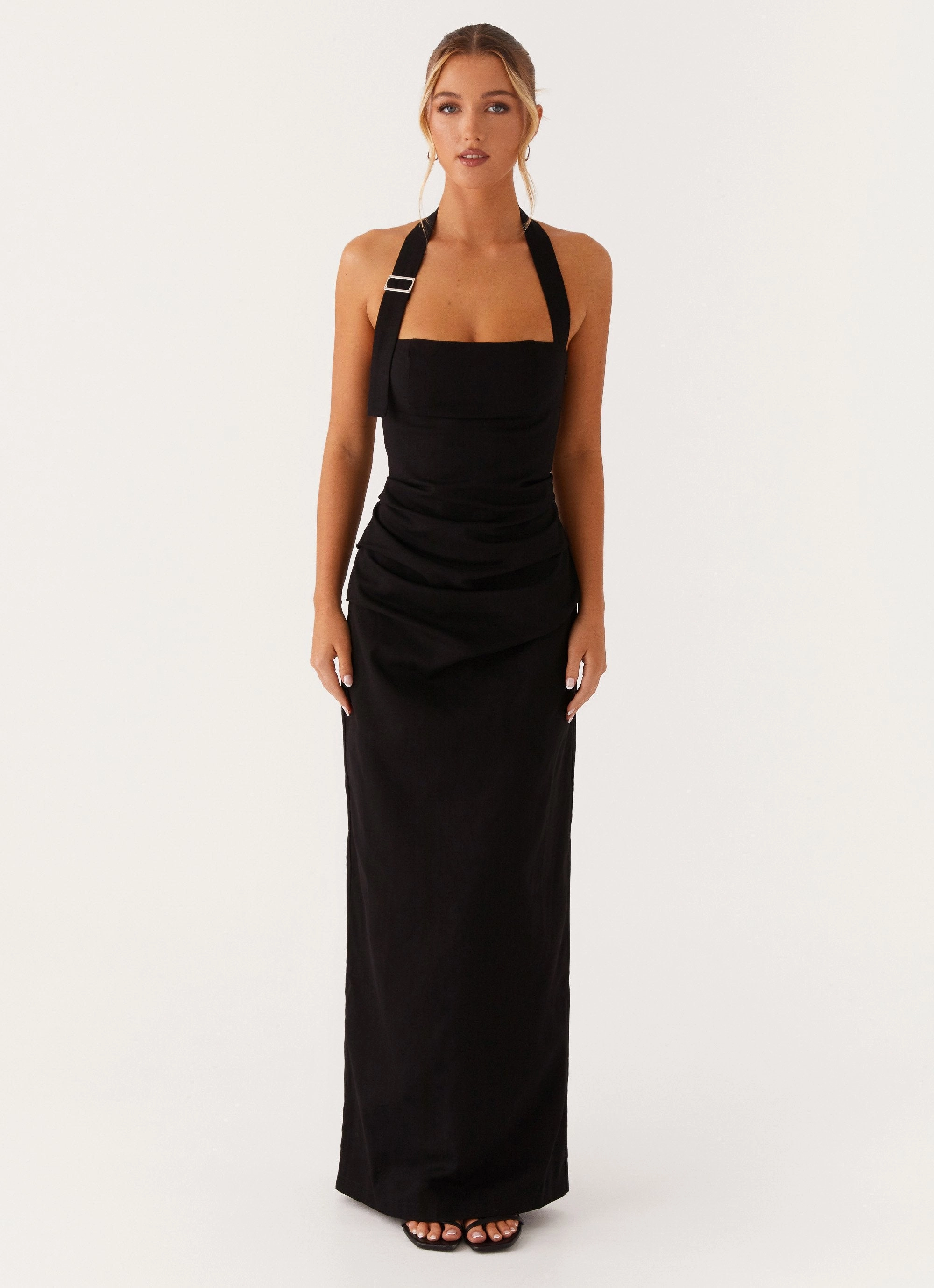 Rumour Has it Maxi Dress - Black Casual and Comfy Inner Feel