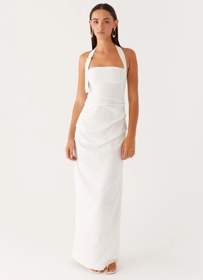 Happy Soul Comfy Look Rumour Has it Maxi Dress - White