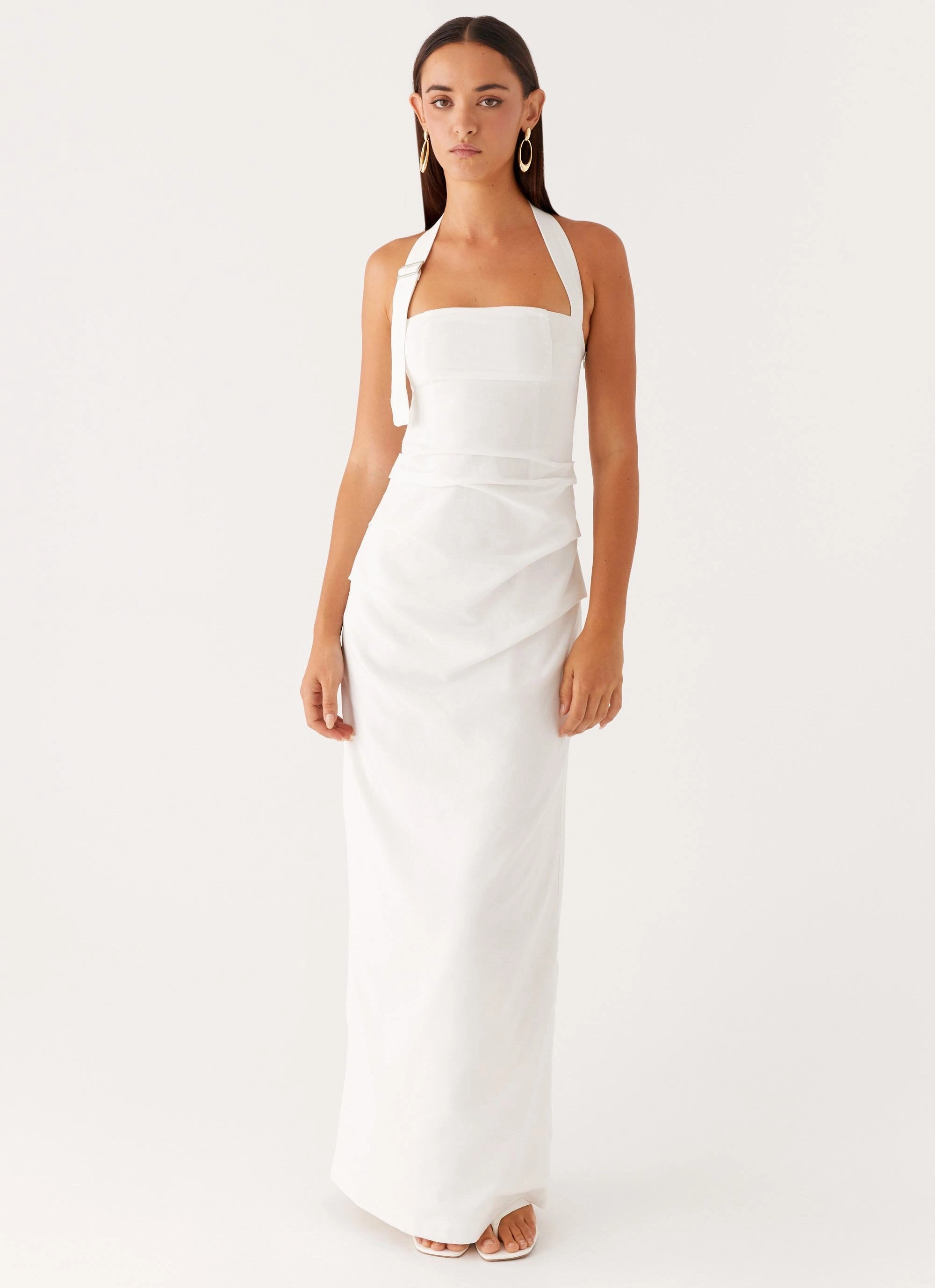 Happy Soul Comfy Look Rumour Has it Maxi Dress - White