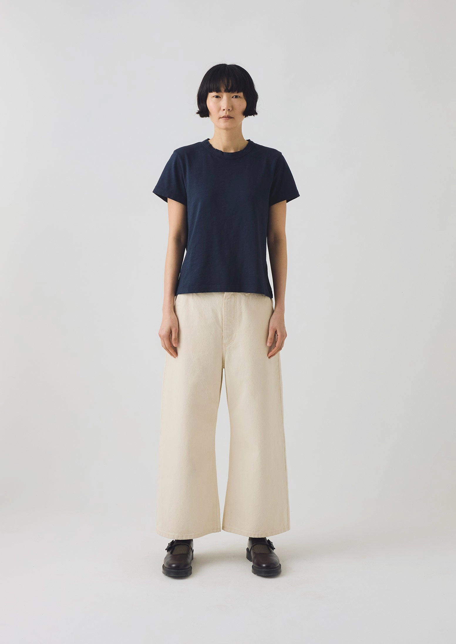 Sadie Organic Cotton Boy Tee | Carbon Black CrossBackDesign