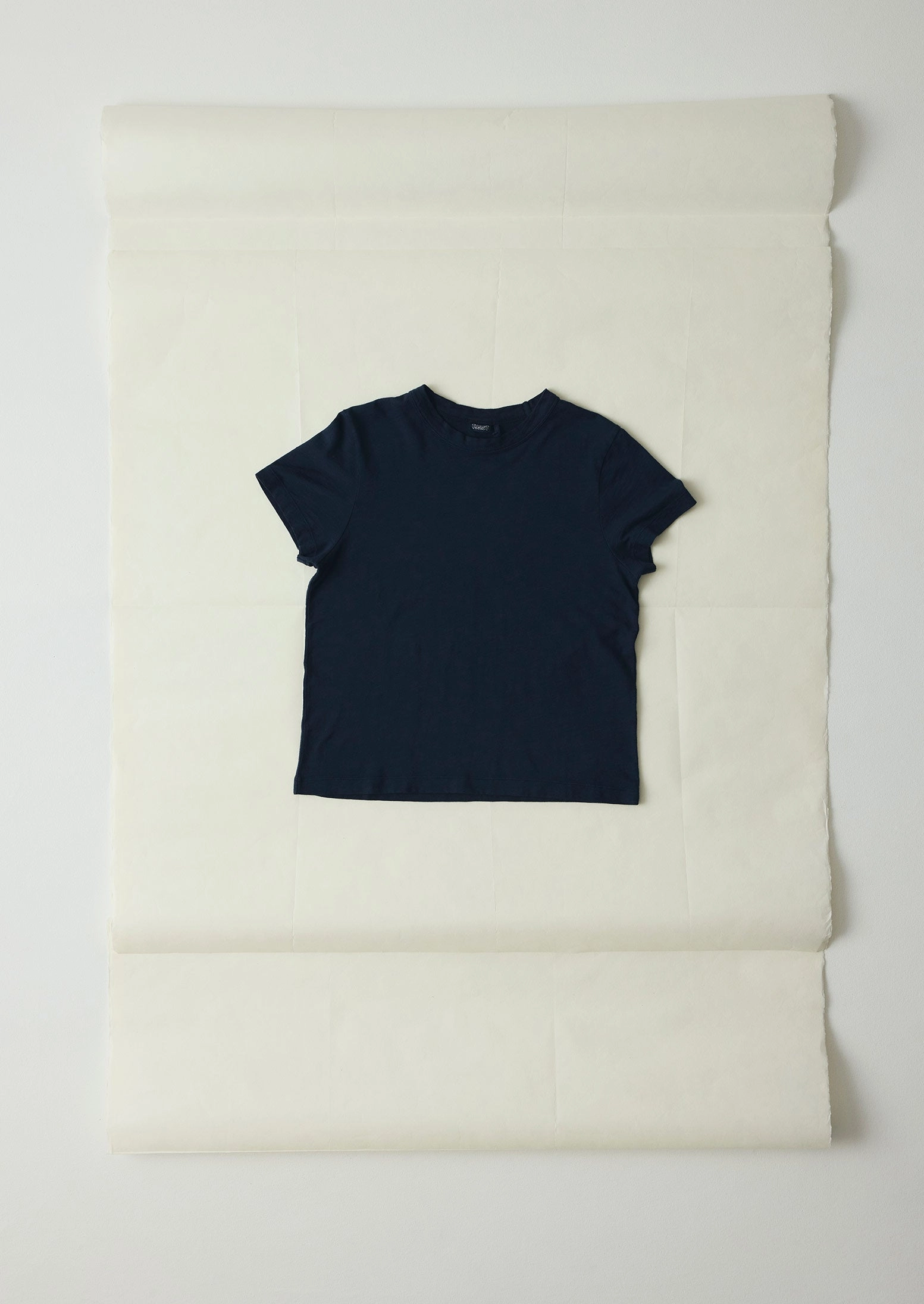 Sadie Organic Cotton Boy Tee | Dark Indigo WaffleWeave Durable Reinforced Hem