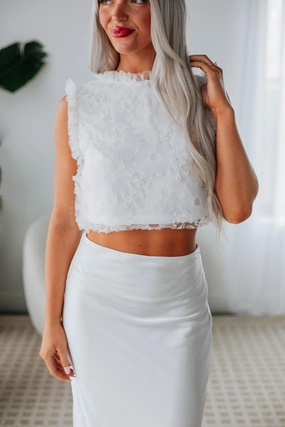 Adella Textured Tank Temperature Regulation Fabric Soft Inner Lining