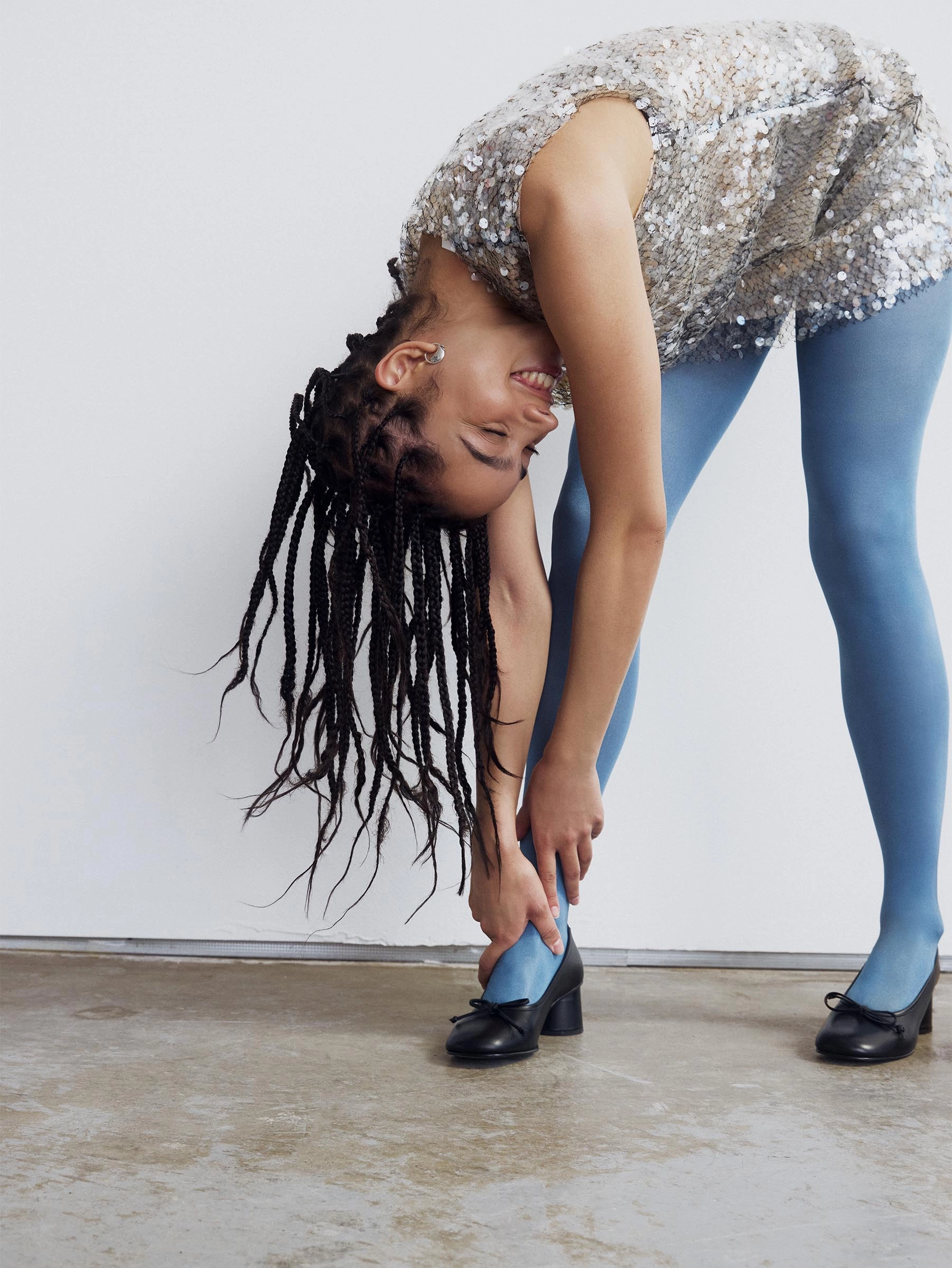 Salvada Black Heel Office Edge