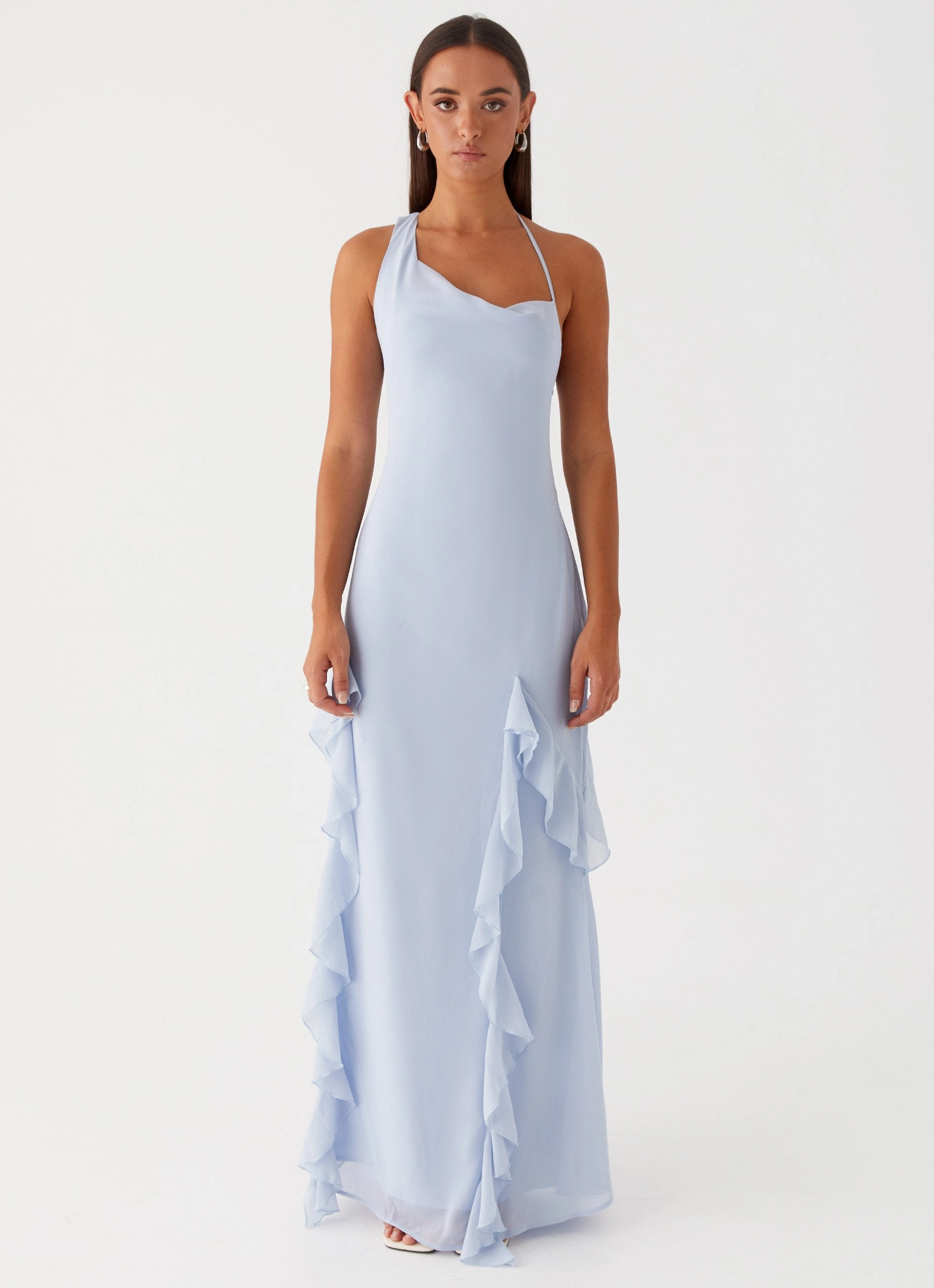 Fine Texture Fresh Style Sammie Maxi Dress - Blue