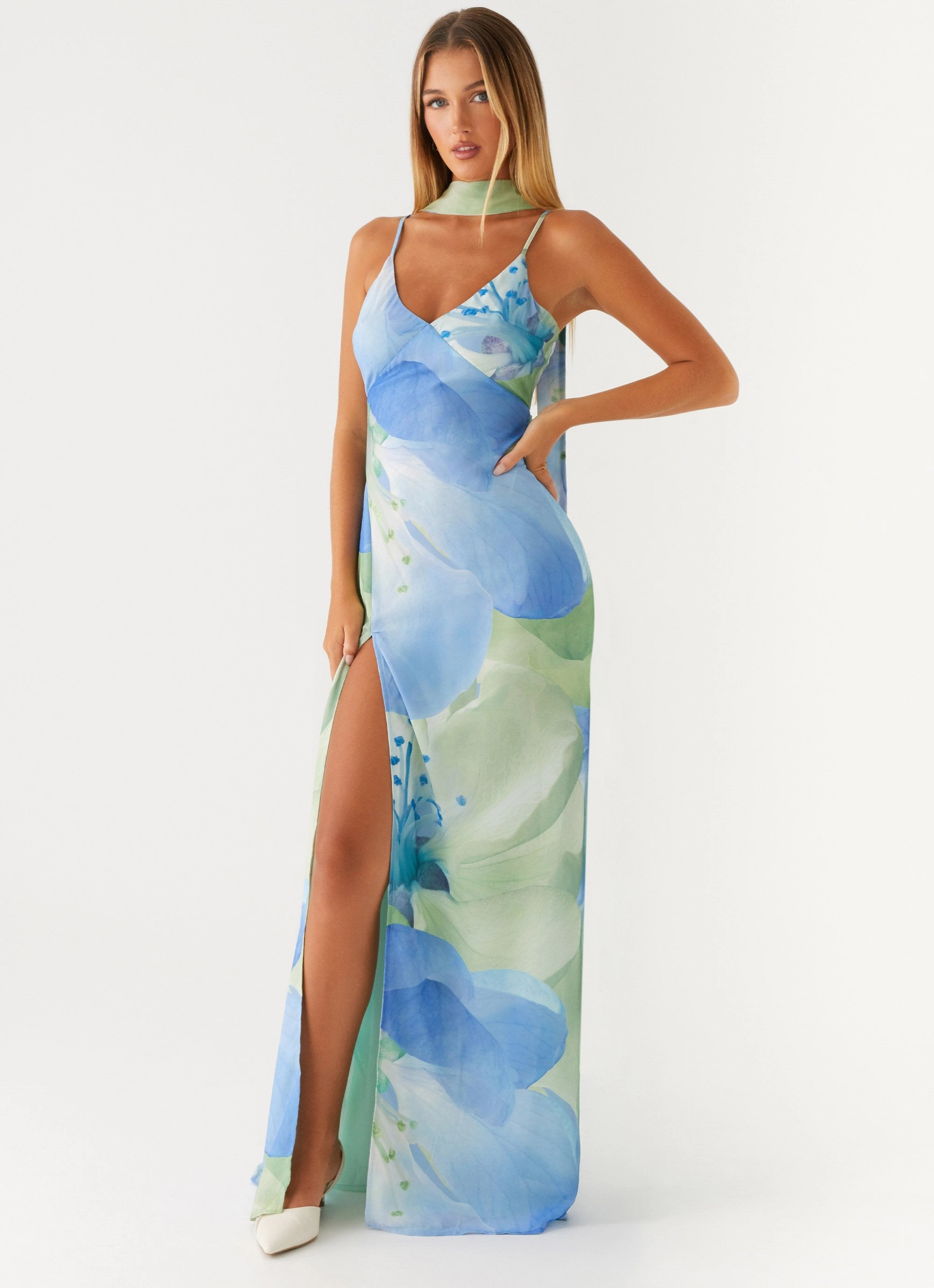 Sanctuary Maxi Dress - Flower Print Balanced Look Happy Soul