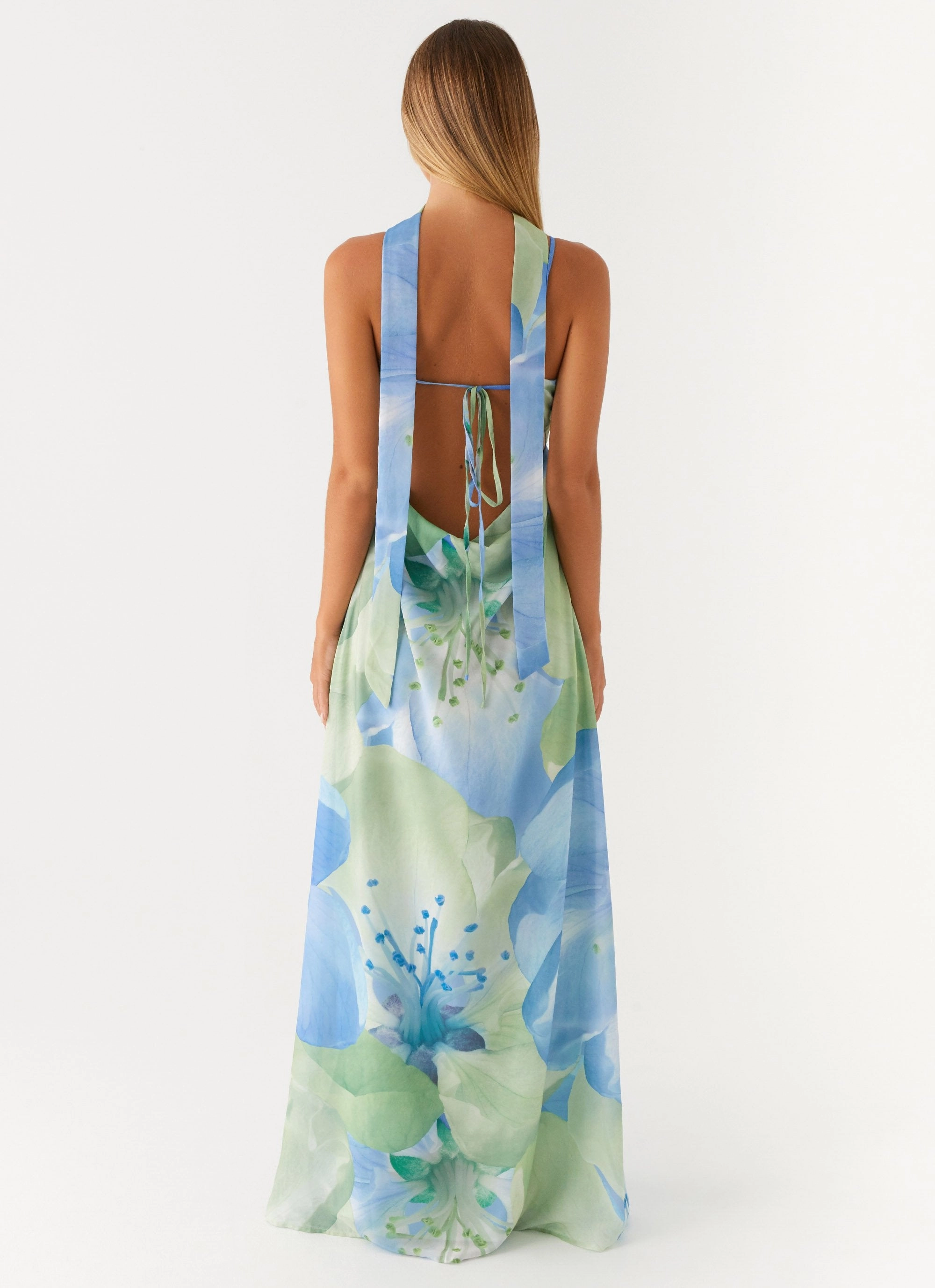 Earthy Hue Sanctuary Maxi Dress - Flower Print