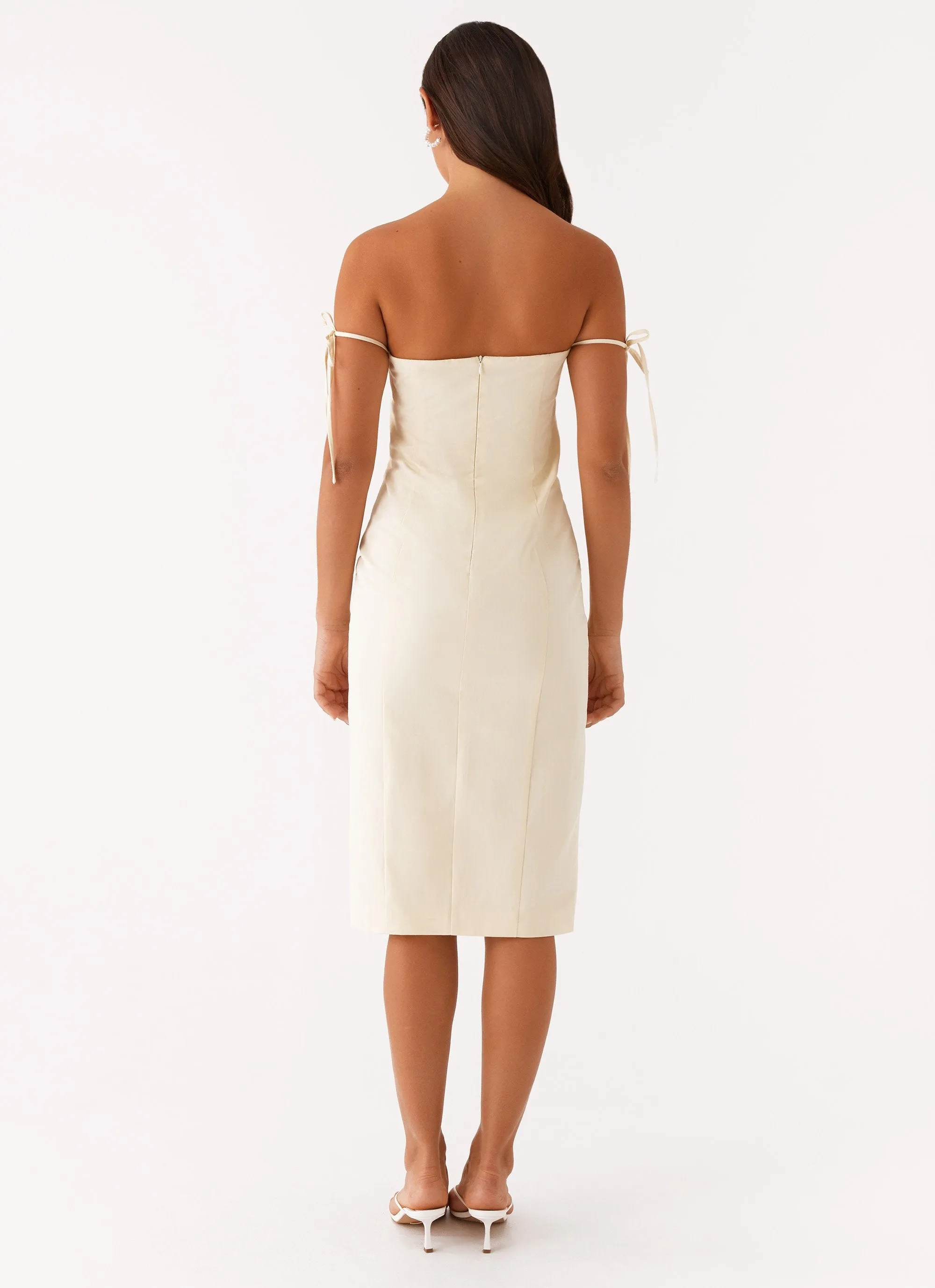 Limelight Midi Dress - Lemon Vibe Style London Cool