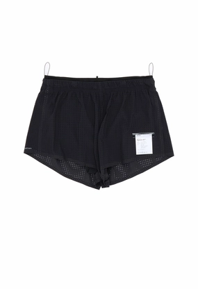 Vented Hem Details Satisfy Women's Space-O 2.5" Shorts - Black