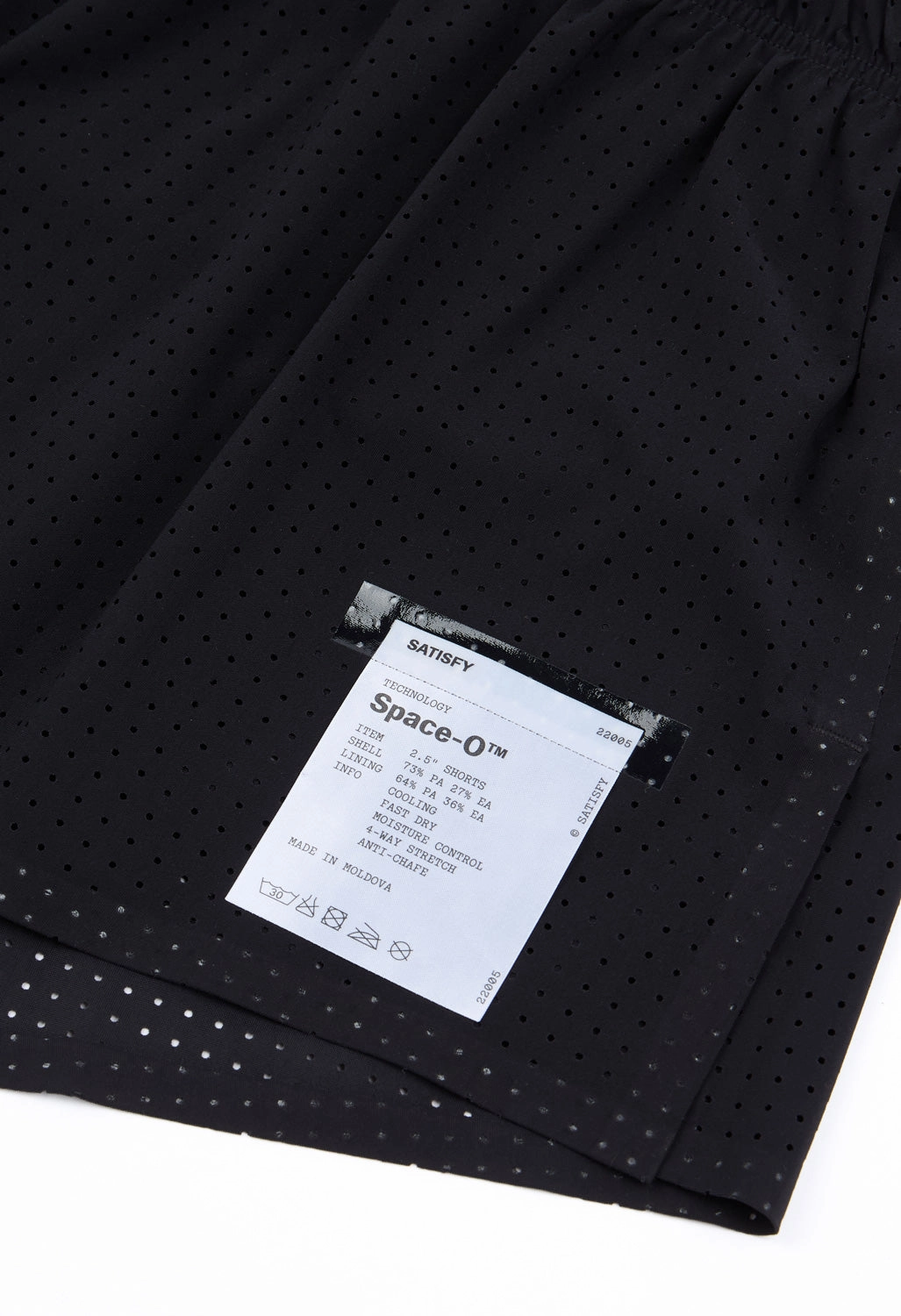 Warm Weather Wear Water Repellent Coating Satisfy Women's Space-O 2.5" Shorts - Black