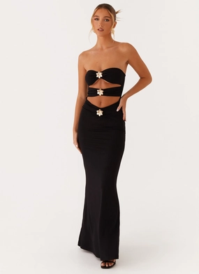 Perfect Fit Look Save Me Maxi Dress - Black