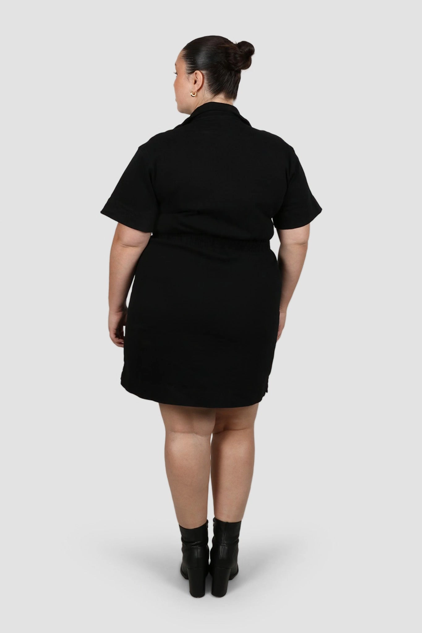 Lightweight-Layer SAVEIRA DENIM DRESS BLACKOUT