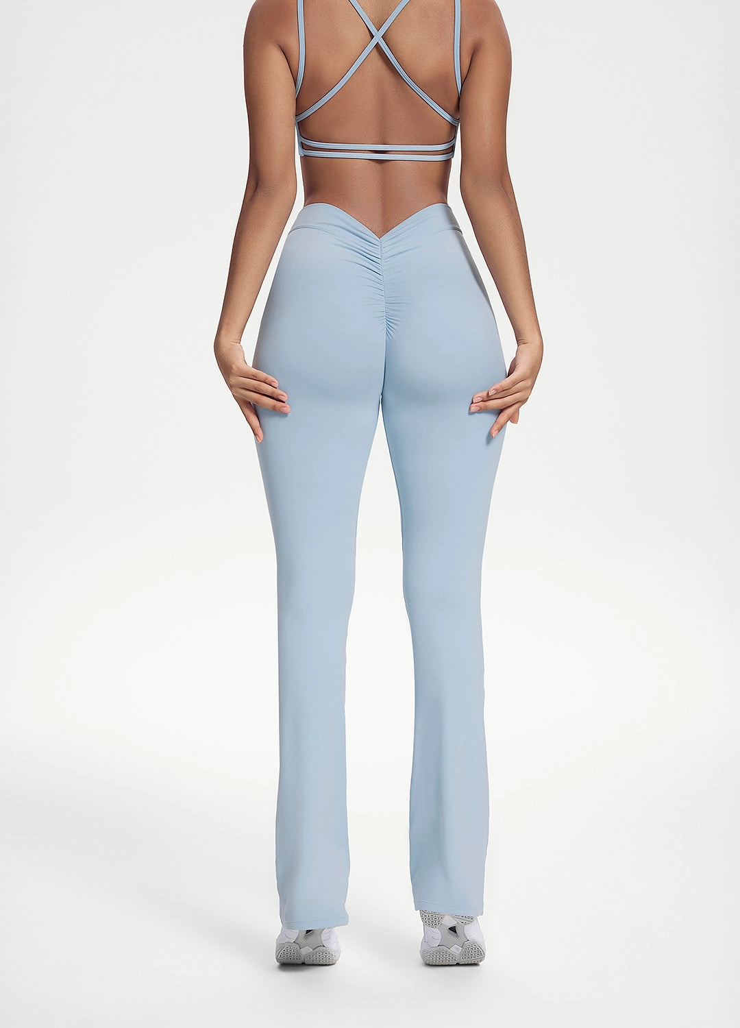 Slim Fit Home Lounge Scrunch Back Flared Leggings