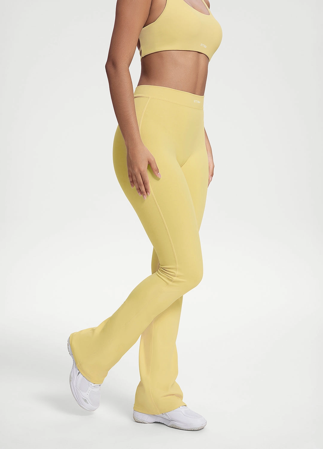Scrunch Back Flared Leggings Relaxed Fit School Sports For Teens