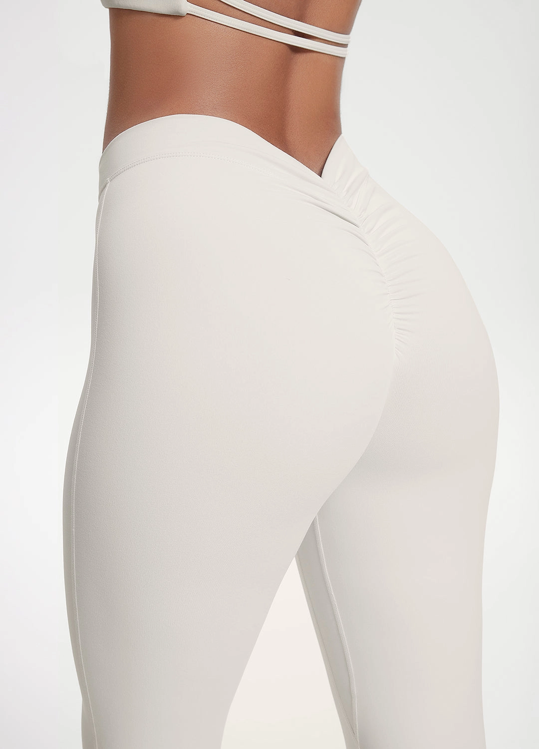 Scrunch Back Flared Leggings Fit Boost Balance Wear