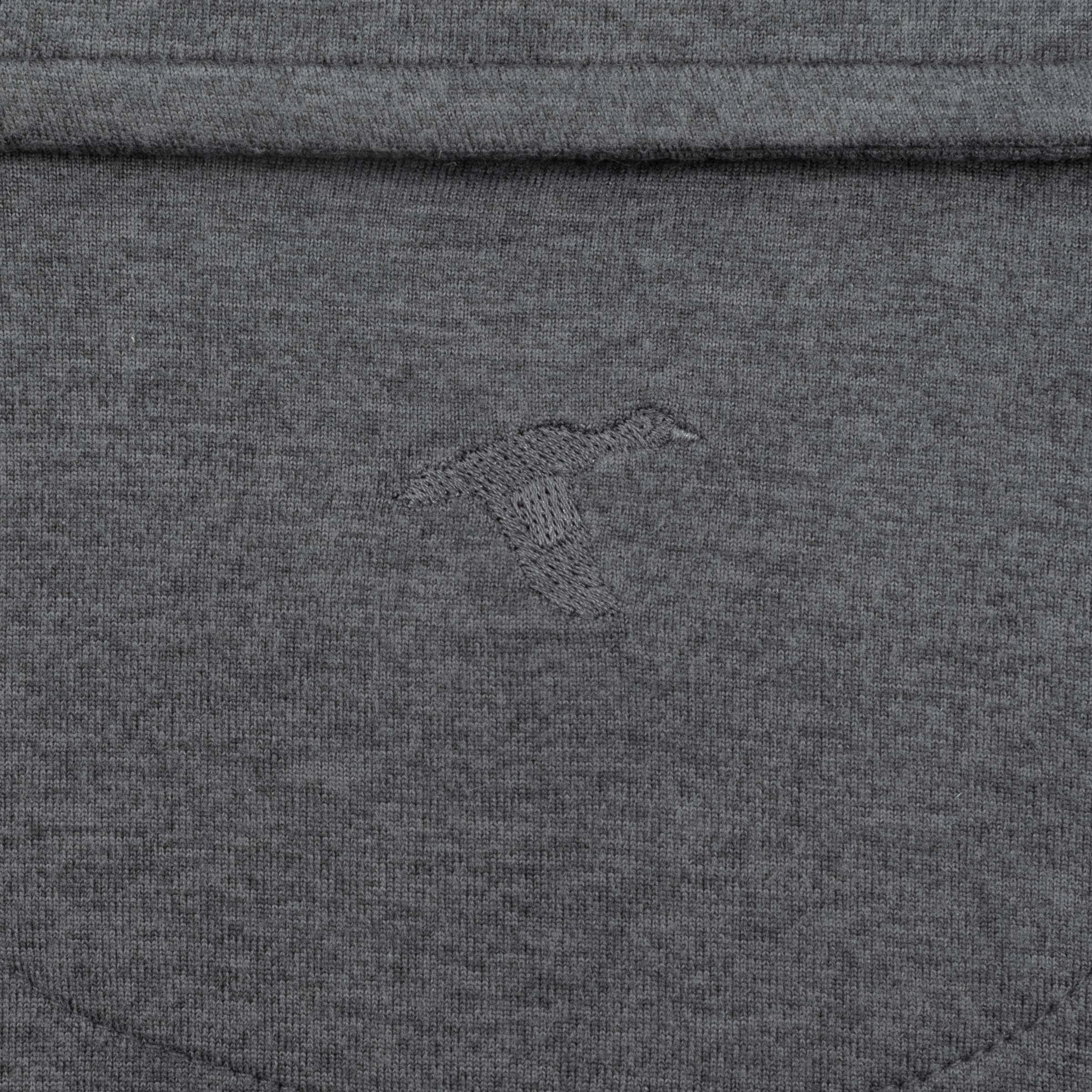 Modern Look Graphite Wander Long Sleeve Polo