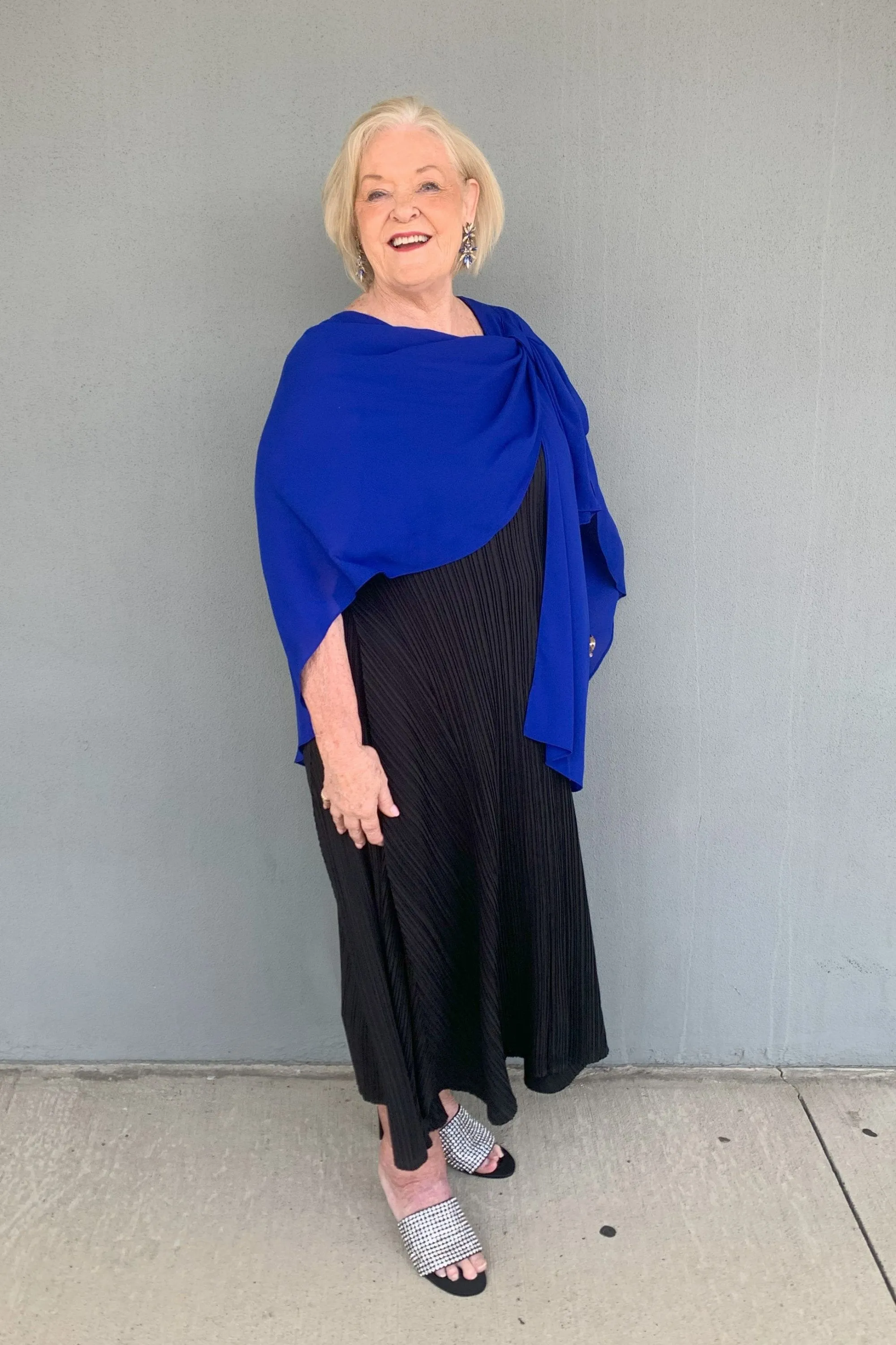 Breathable Lining Design Joseph Ribkoff - 243796 Chiffon Cover Up