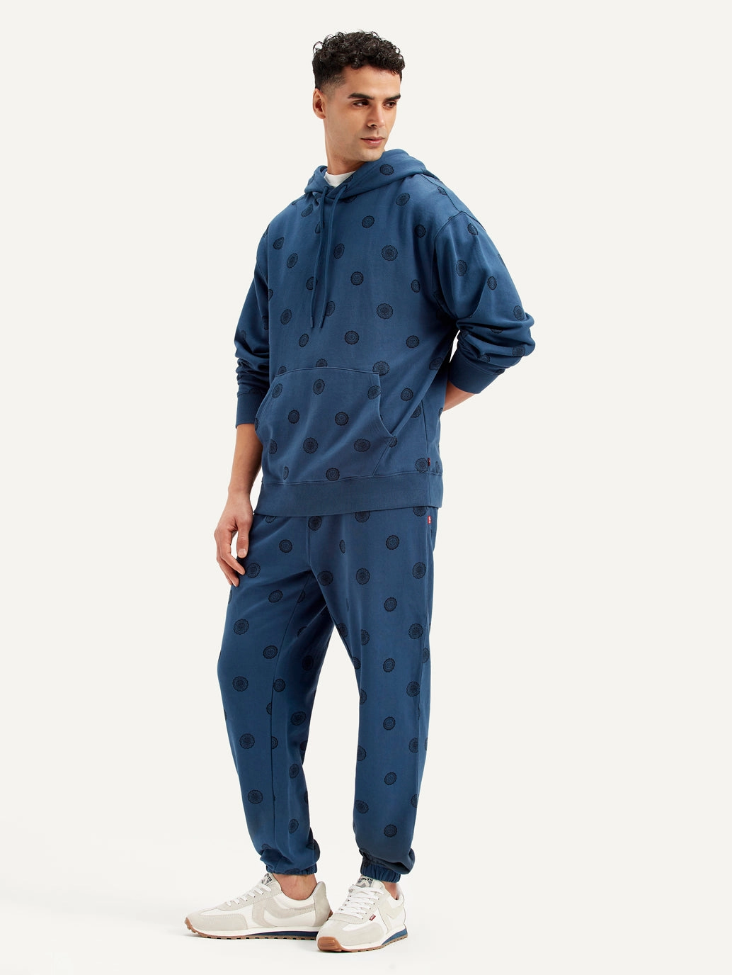 Urban Look Fashionable Waist Men's Blue Regular Fit Joggers