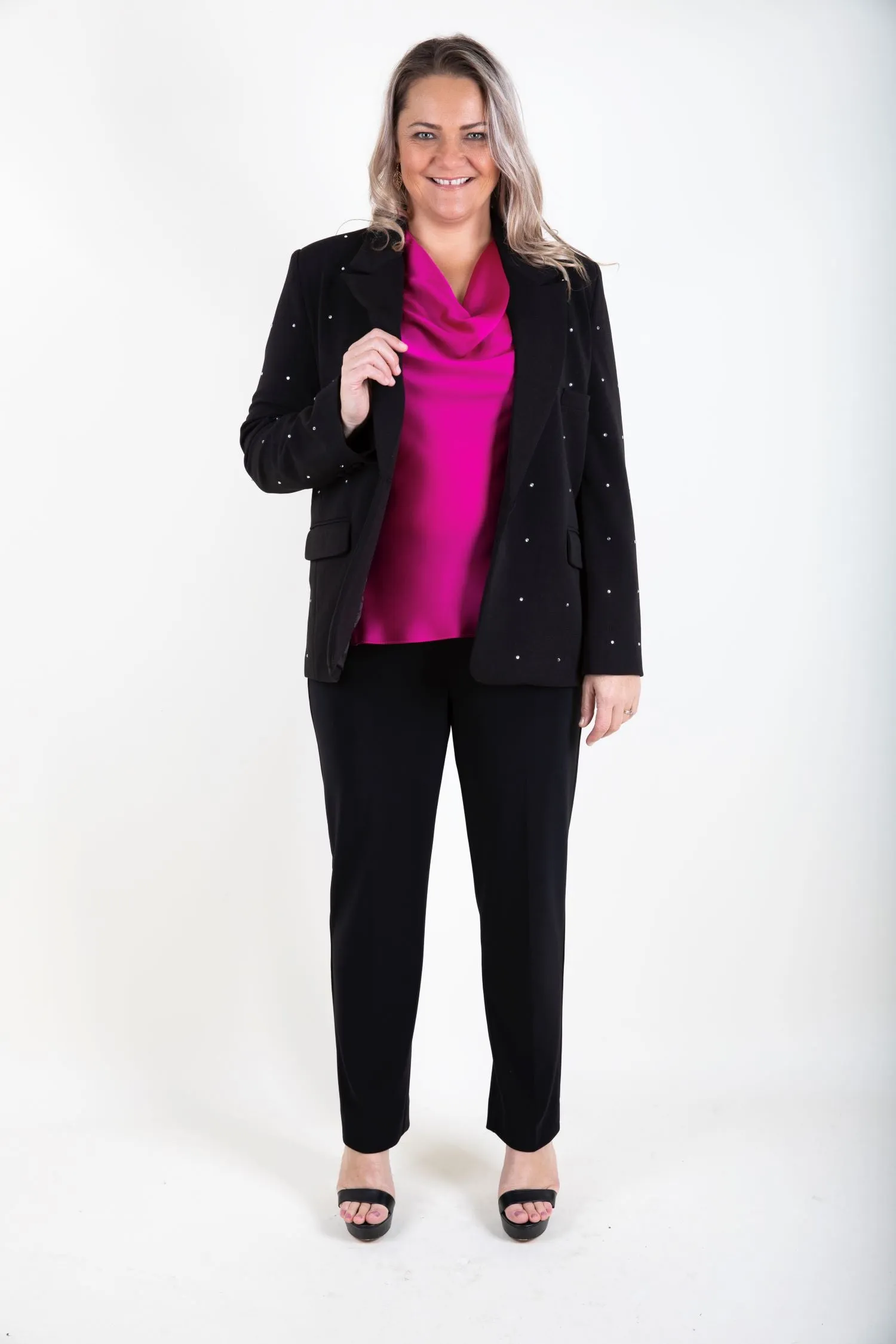 nylon blend Windproof Hood Kamare - 2144B Skylar Jacket