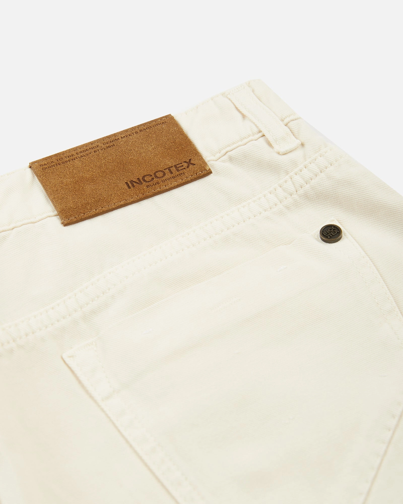 High Mobility Stain Release Finish Slim-fit five-pocket trousers in cotton and cashmere