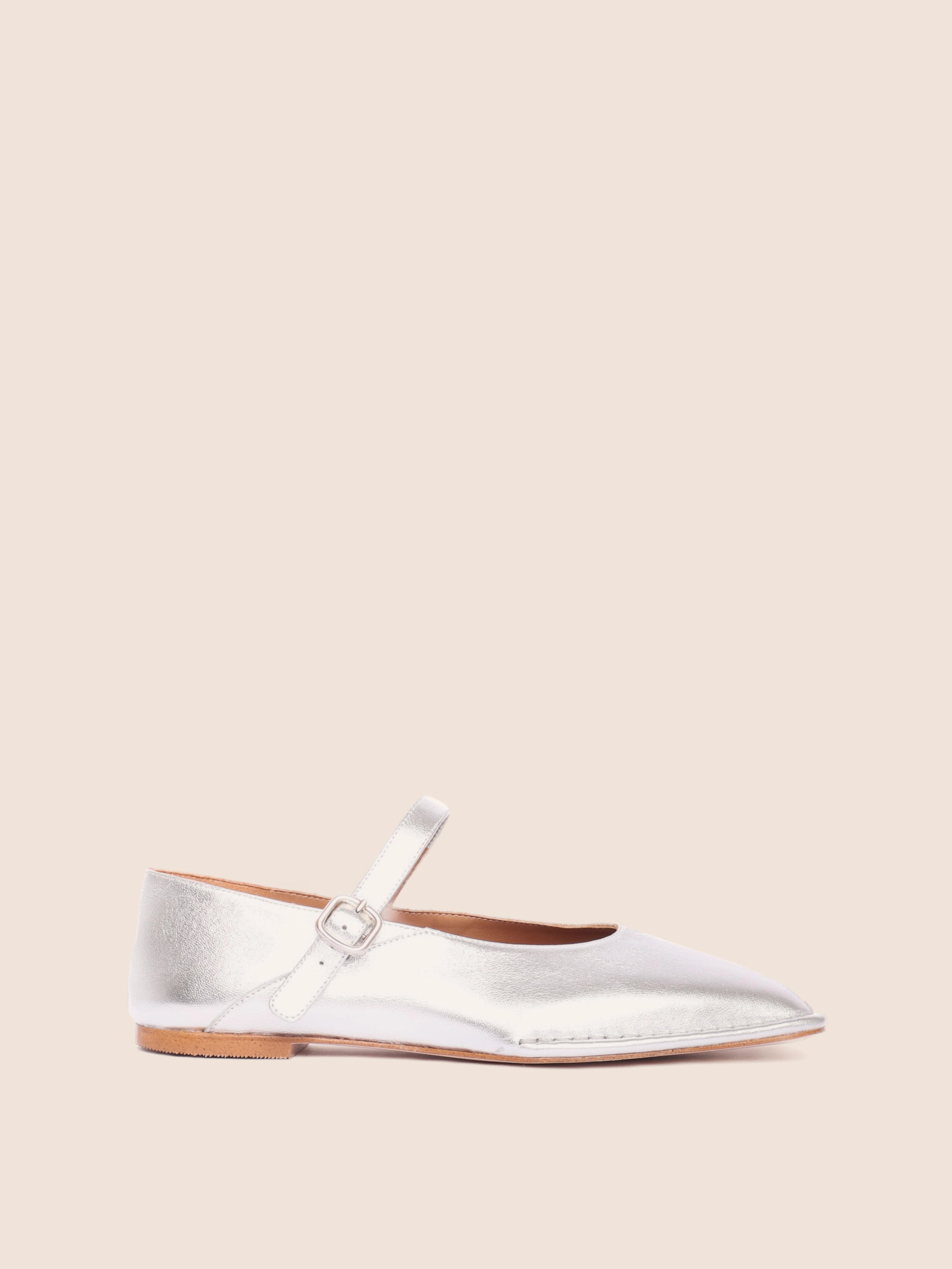 Slip Resistant Sole Osuna Silver Ballerina