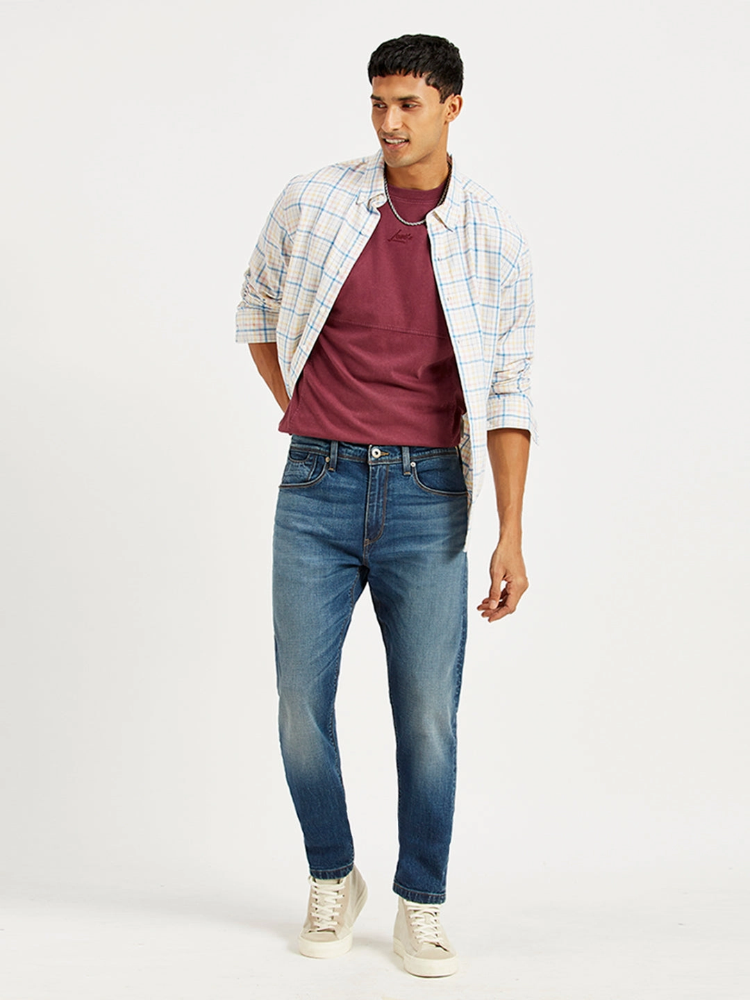 Relaxed Taper Low Maintenance Men's 512 Blue Slim Tapered Fit Mid Rise Jeans