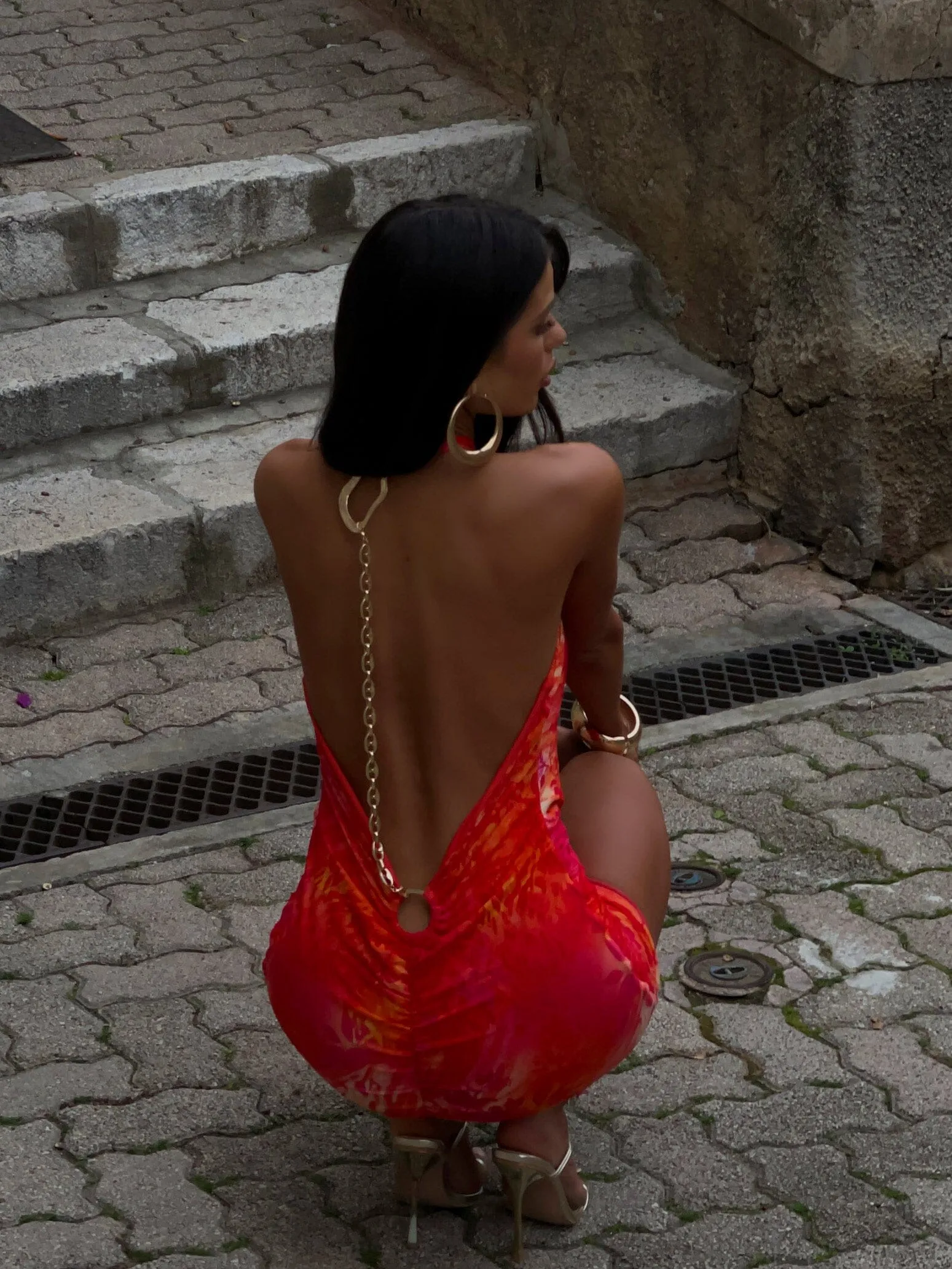 SHANTI MINI DRESS TROPICANA Chic Layering Sleek long-sleeve dress