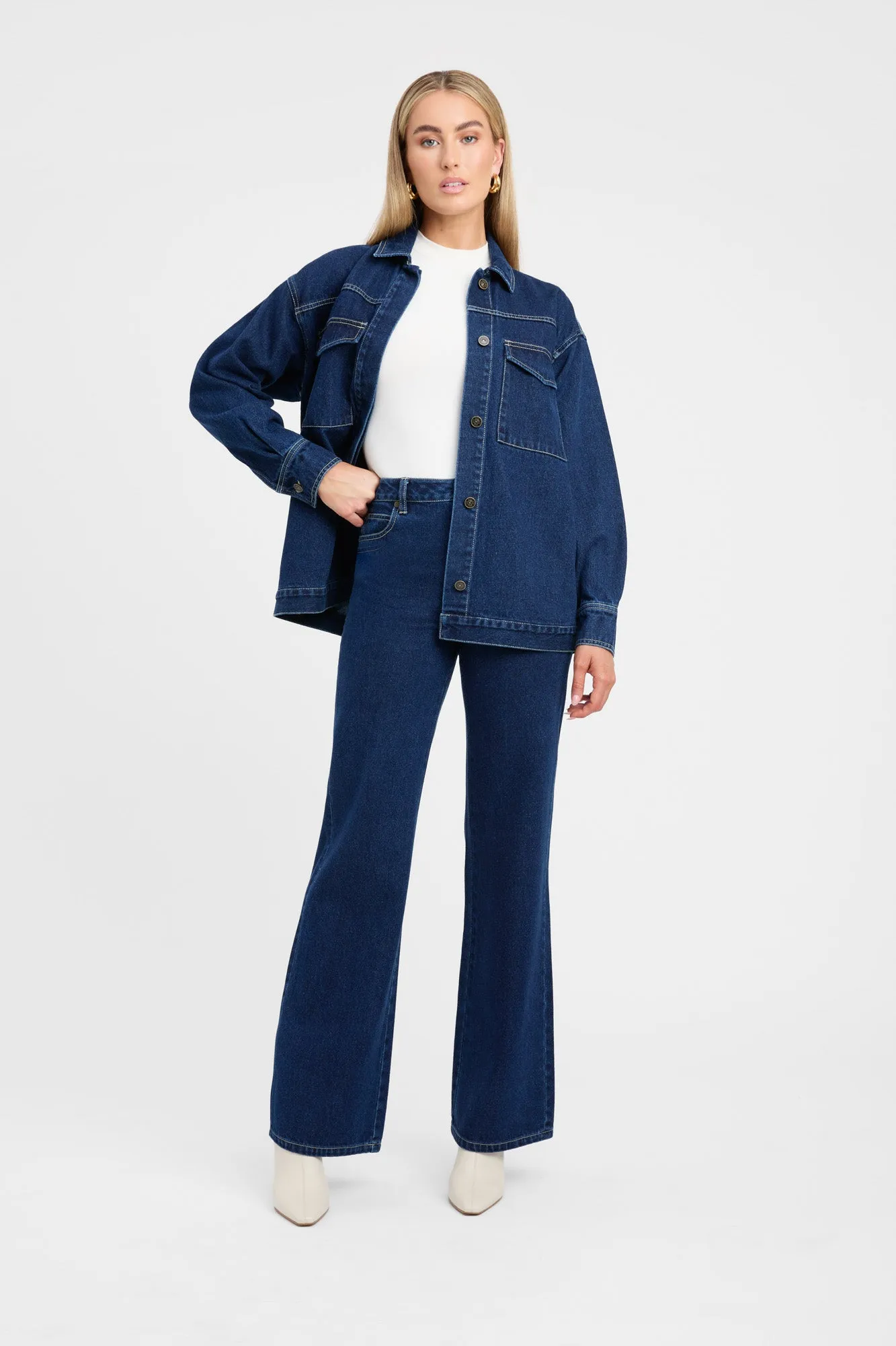 Domenic Utility Jacket Seamless Shoulder Construction