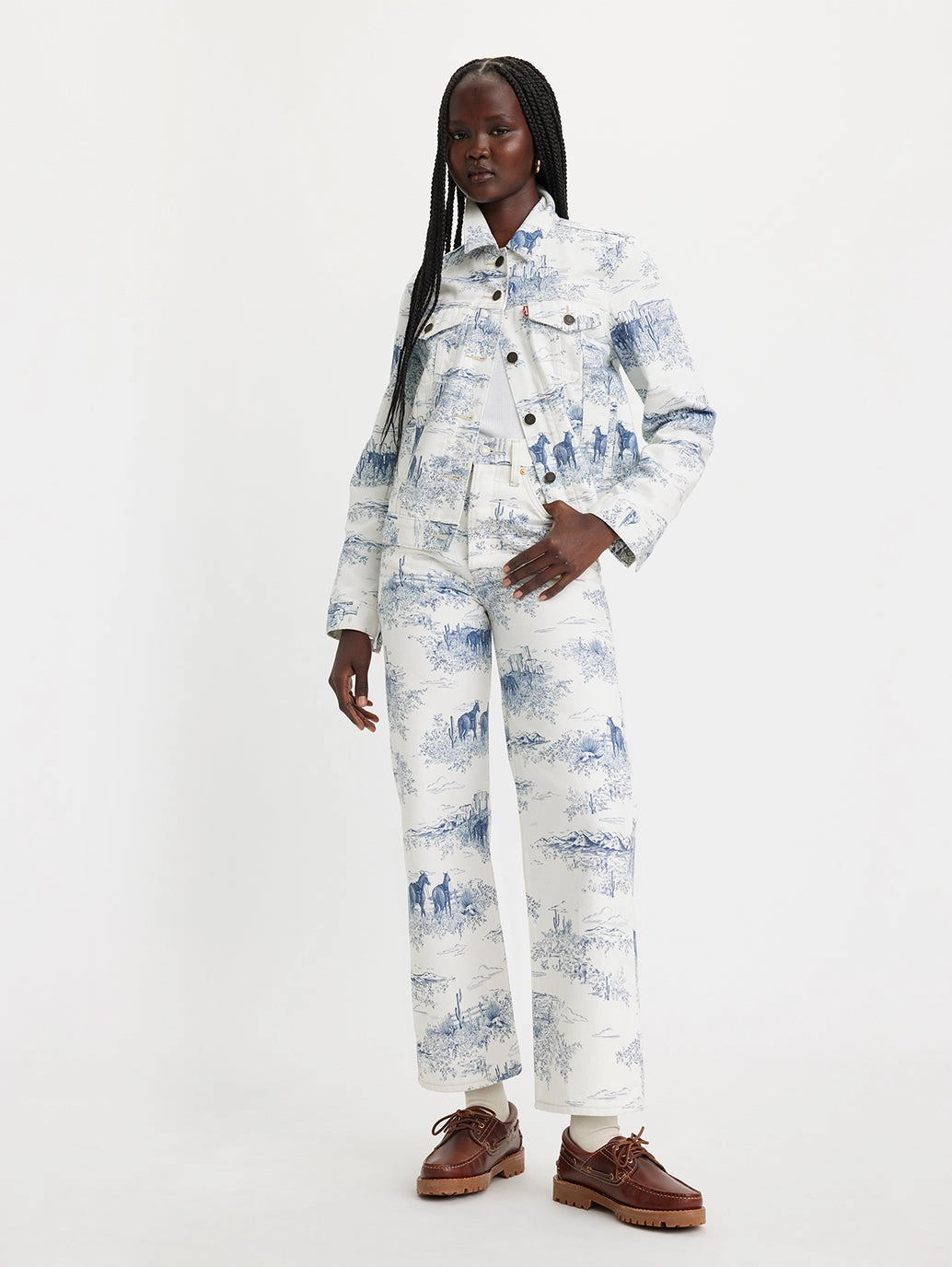 Outfit Formula Everyday Classic Wear Comfy Women's White Ribcage Straight Ankle Fit Mid Rise Jeans