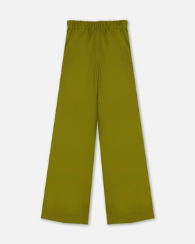 LowProfileStitching Unisex style Silk and acetate cr??pe de chine trousers