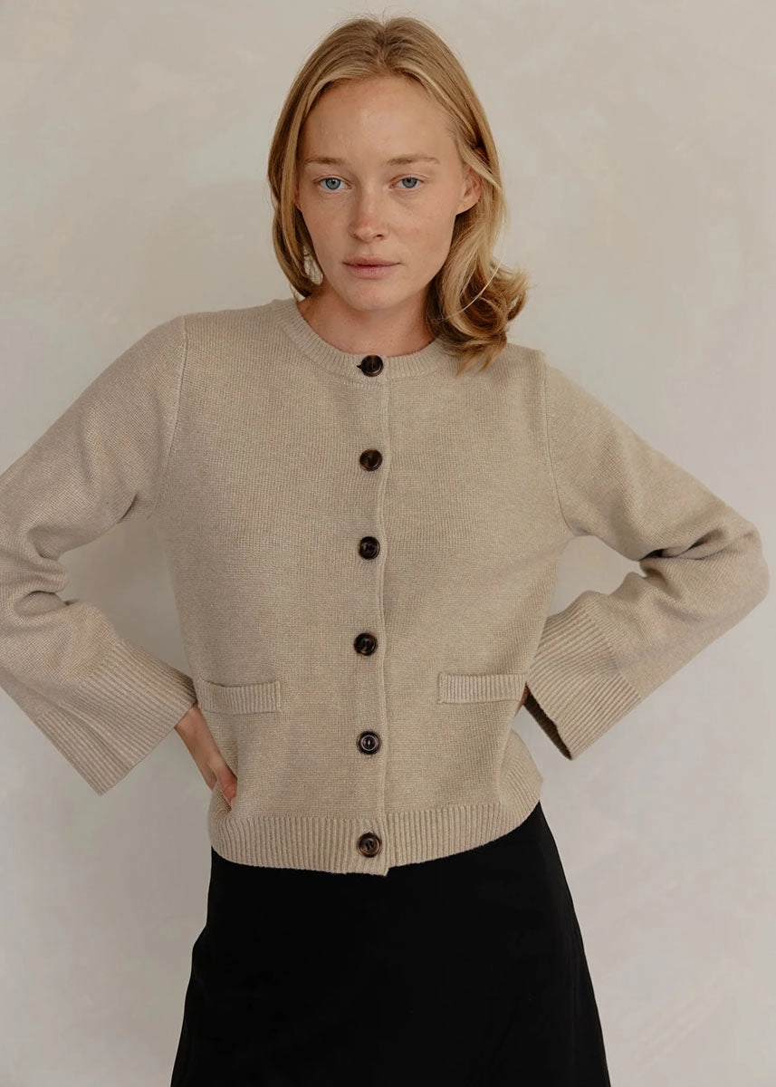 The Tyler Cardigan - Oatmeal Perfect Knitwear Comfy Knitwear