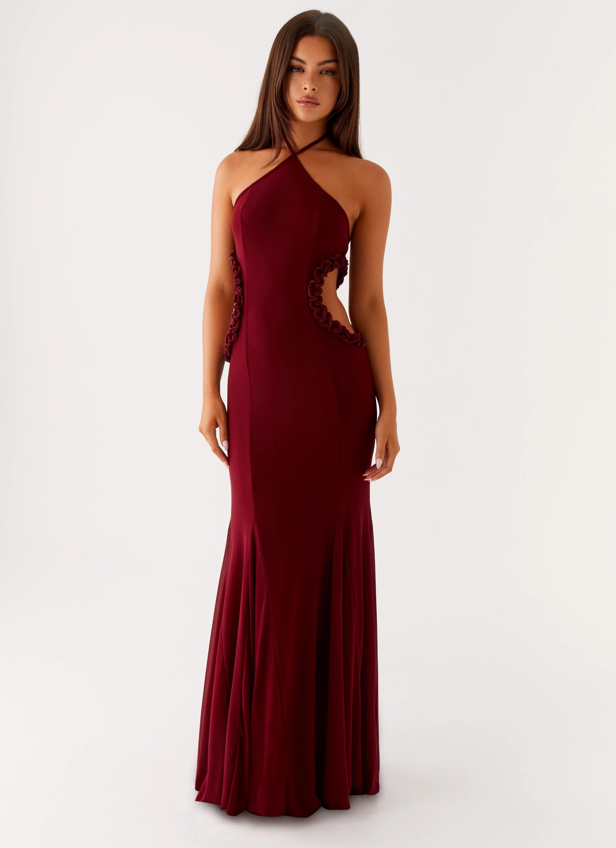 Breathable Feel Jemima Maxi Dress - Raspberry Wine