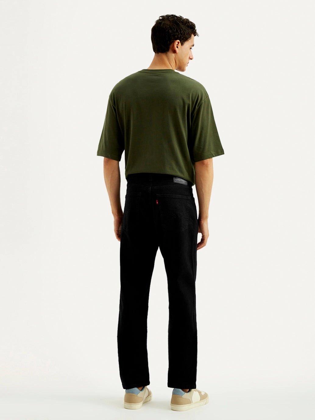 Men's 541 Black Athletic Tapered Fit Mid Rise Jeans Streetwear Mood