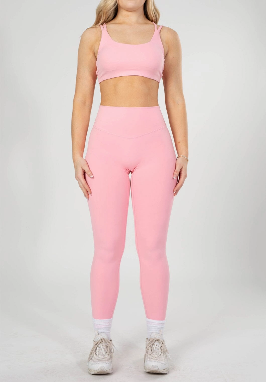 Rib Knit Comfort Seeker UltraLux Curve Contour Sculptseam? Legging Cotton Candy