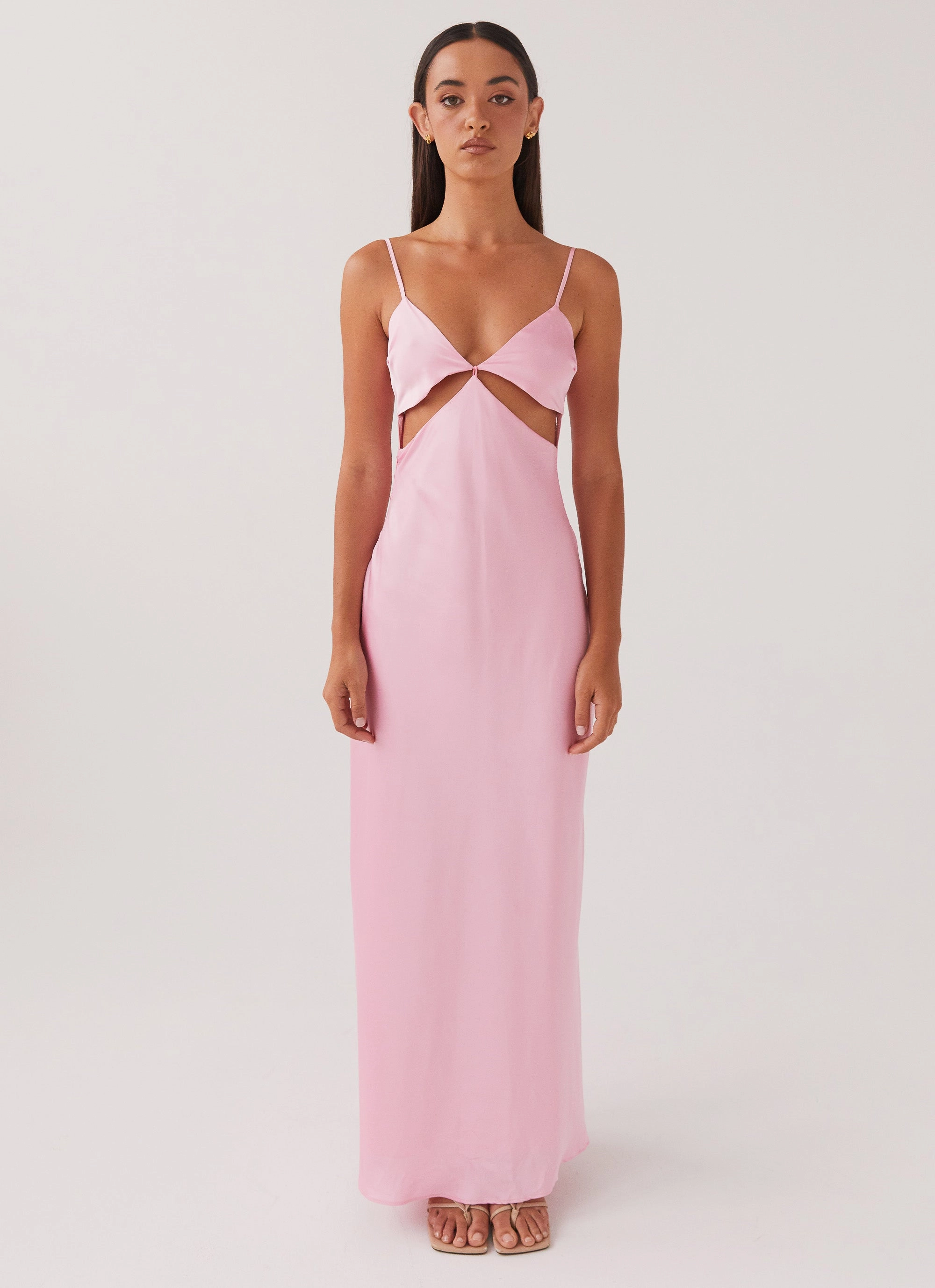 Pretty In Pink Maxi Dress - Rose Quartz Soft Tones