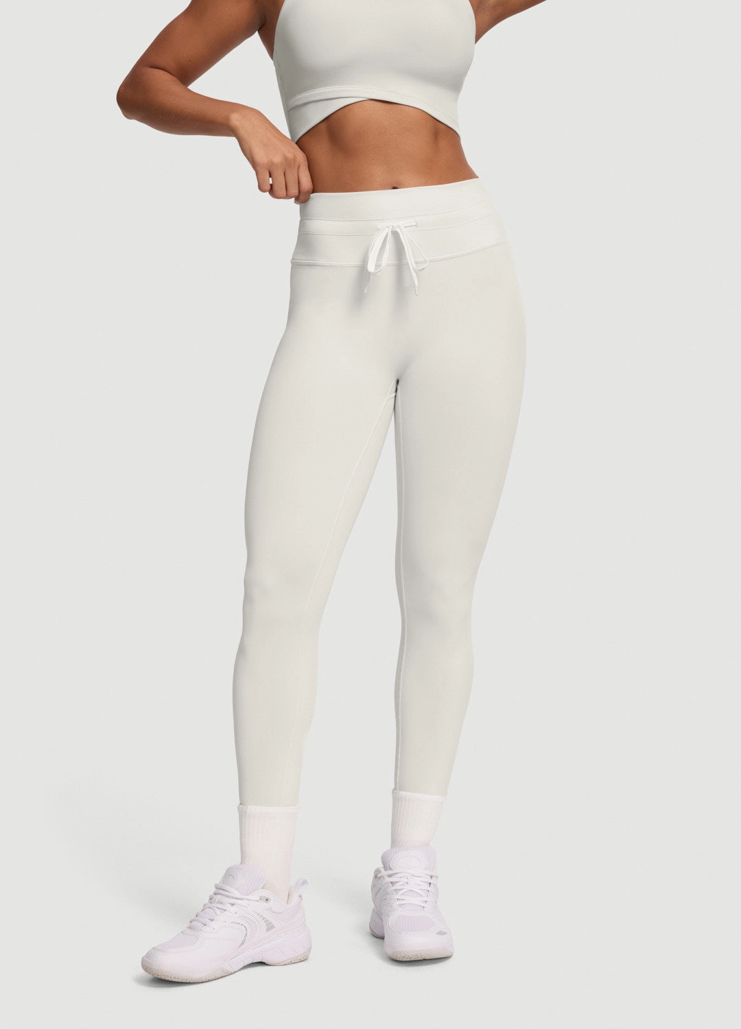 Athletic Performance Sleek Drawstring Leggings