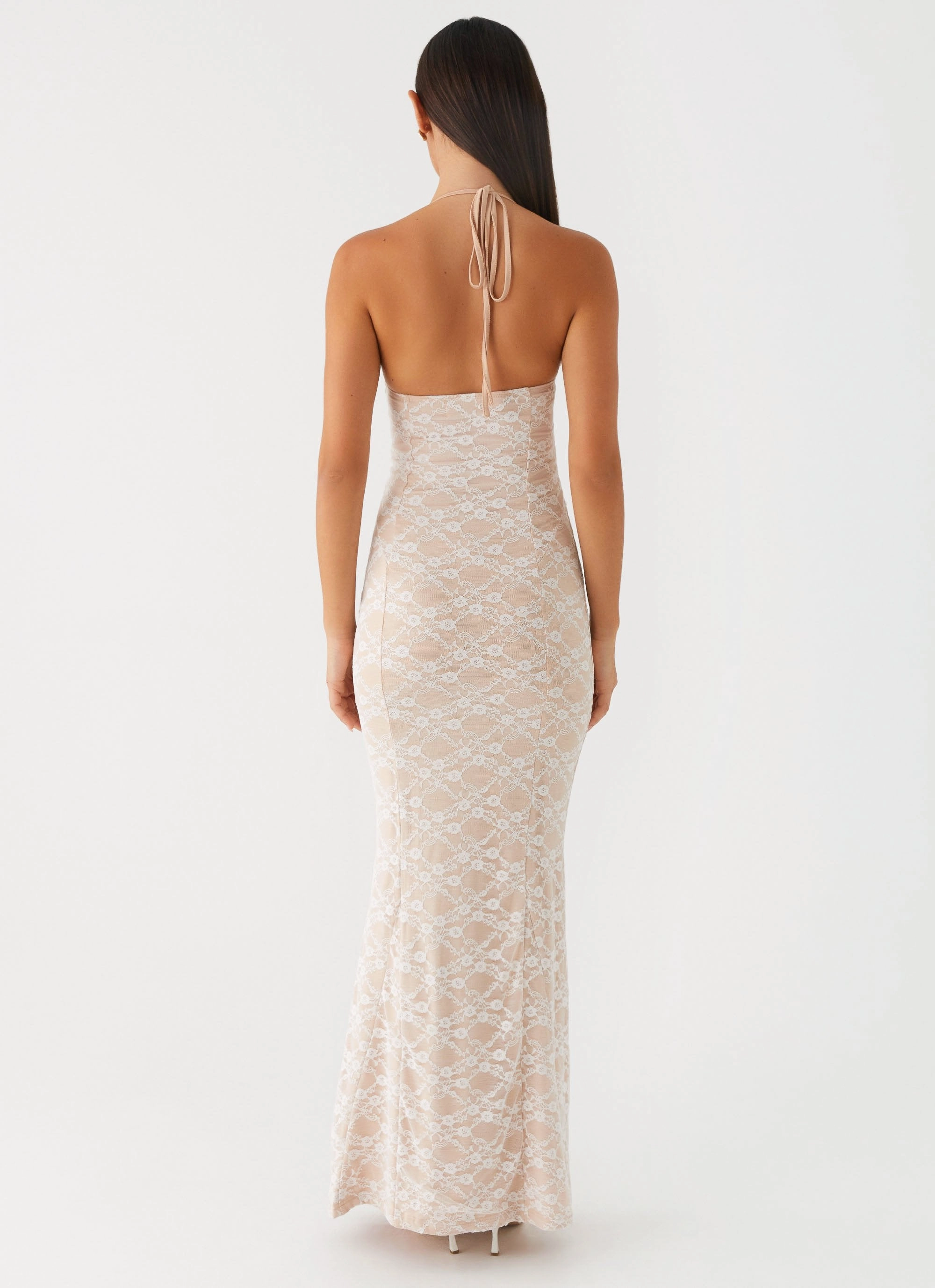 Jolina Lace Maxi Dress - White Travel-Style Cozy Wear