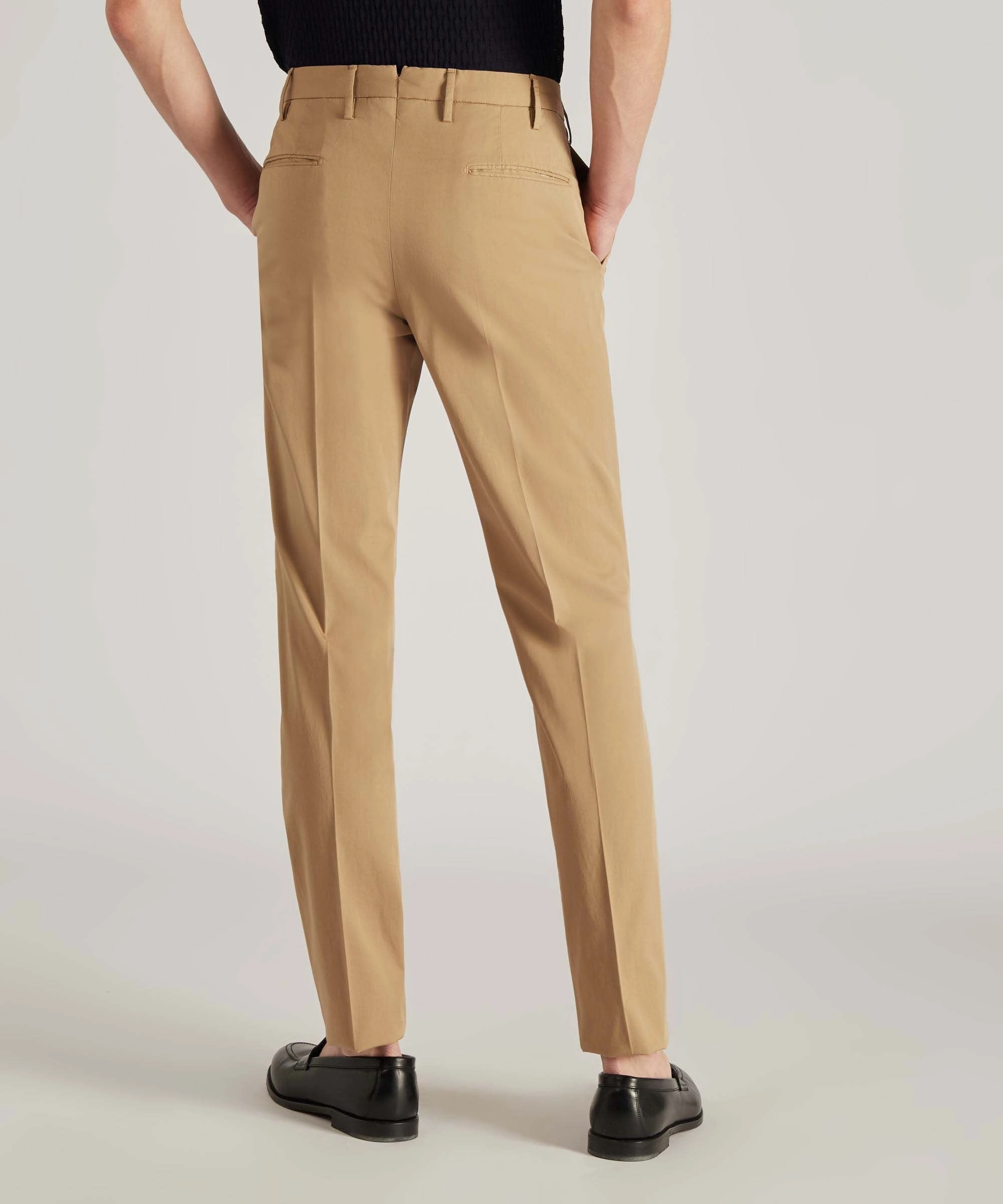 Slim-fit certified Royal Batavia cotton trousers NonSlipGrip