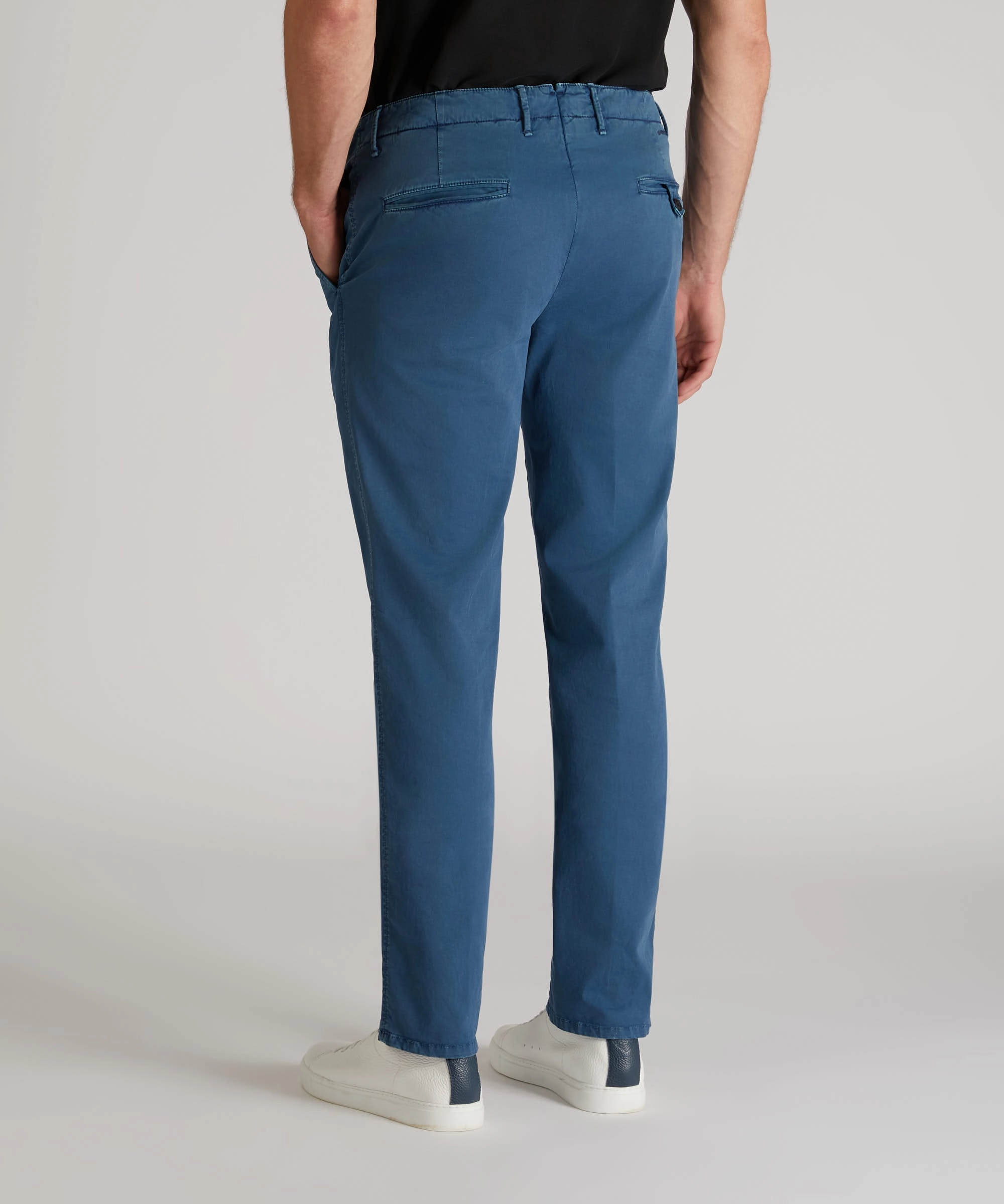 Work Essential Stylish Appearance Slim-fit certified stretch gabardine trousers
