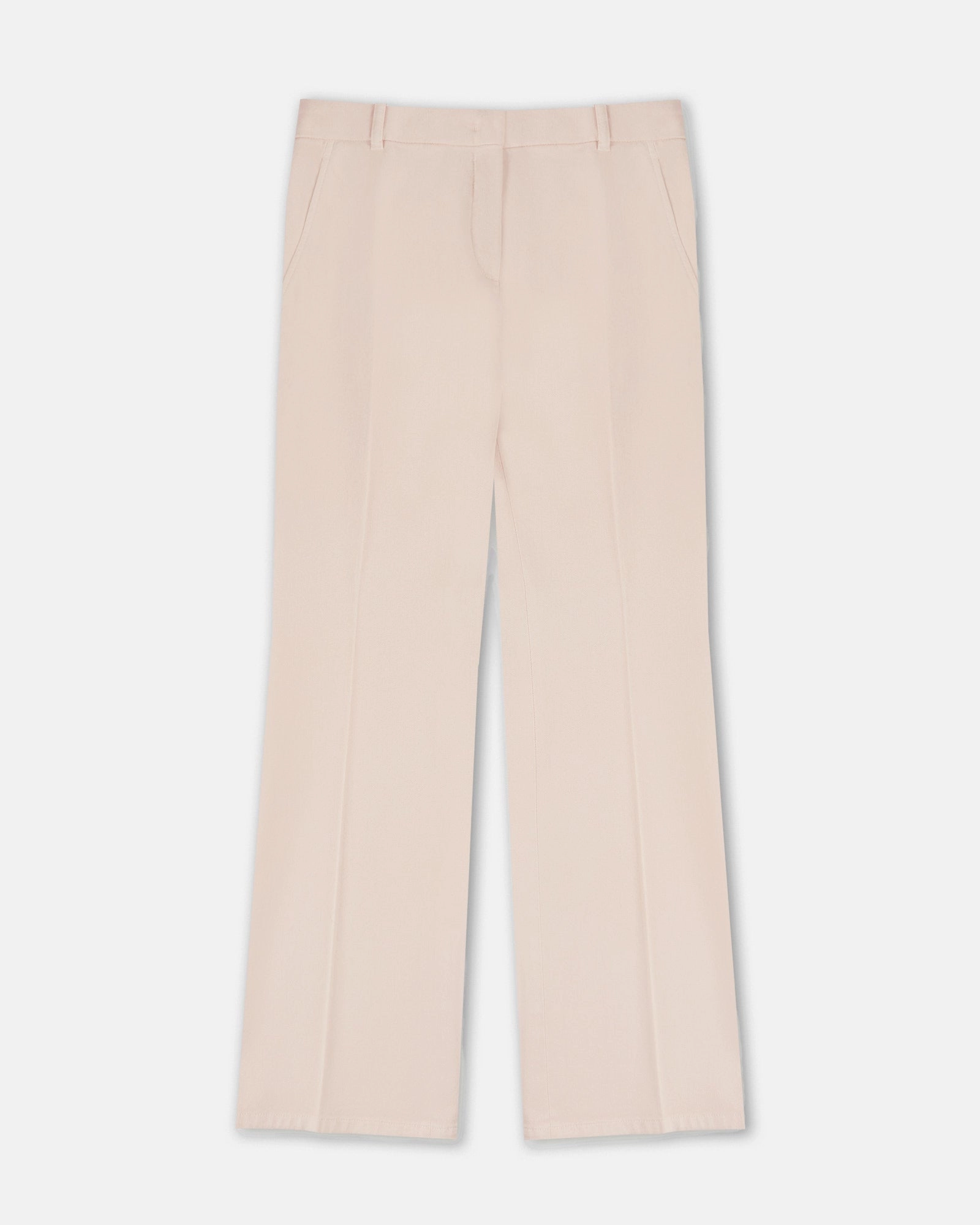 AdjustableTabs NonIrritatingStitching Slim fit cotton bull trousers