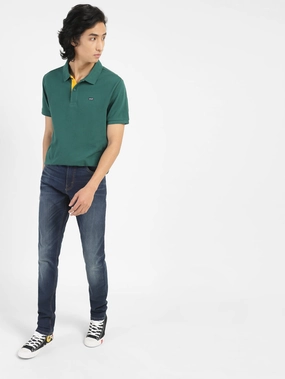 Men's 512 Blue Slim Tapered Fit Mid Rise Jeans Morning Stroll Evening Stroll Trend Setter