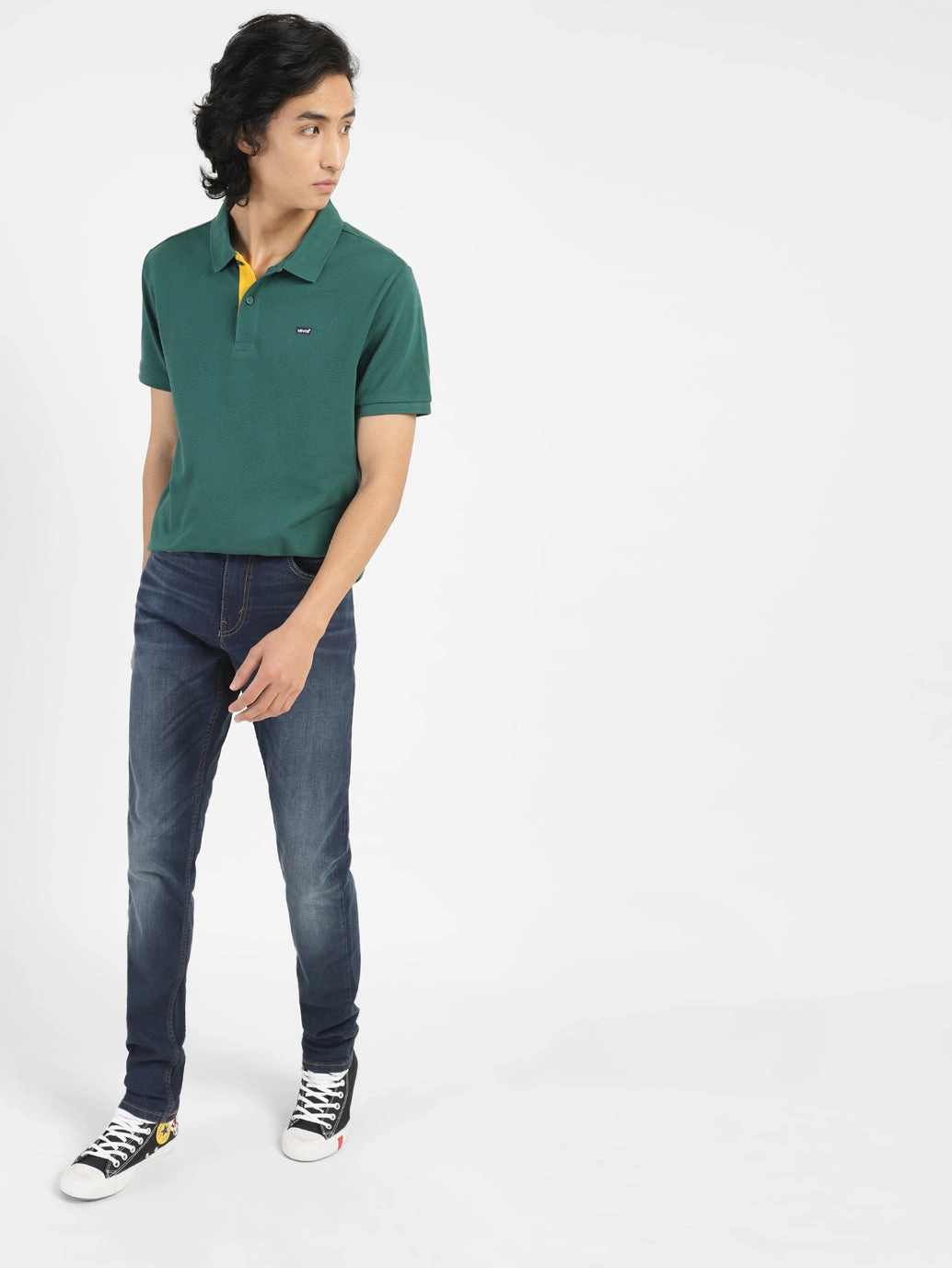 Men's 512 Blue Slim Tapered Fit Mid Rise Jeans Morning Stroll Evening Stroll Trend Setter