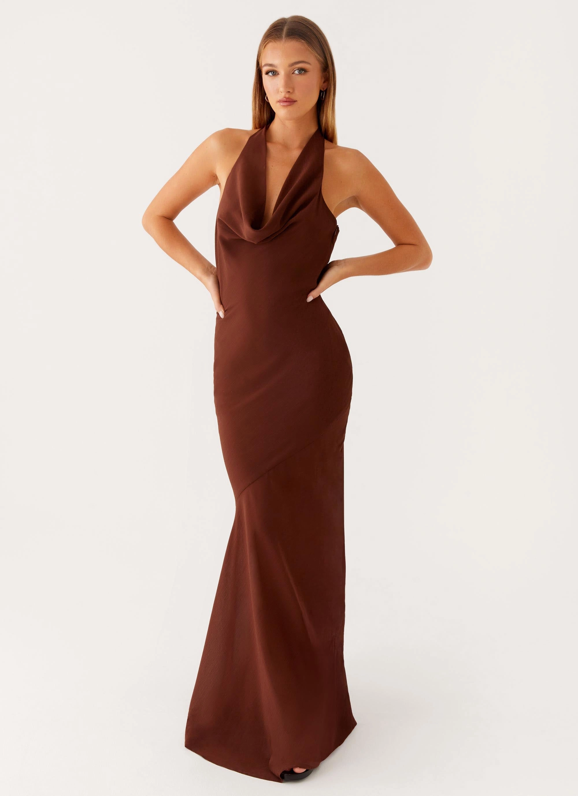 Statement Look Mood Friendly Sullivan Maxi Dress - Chocolate