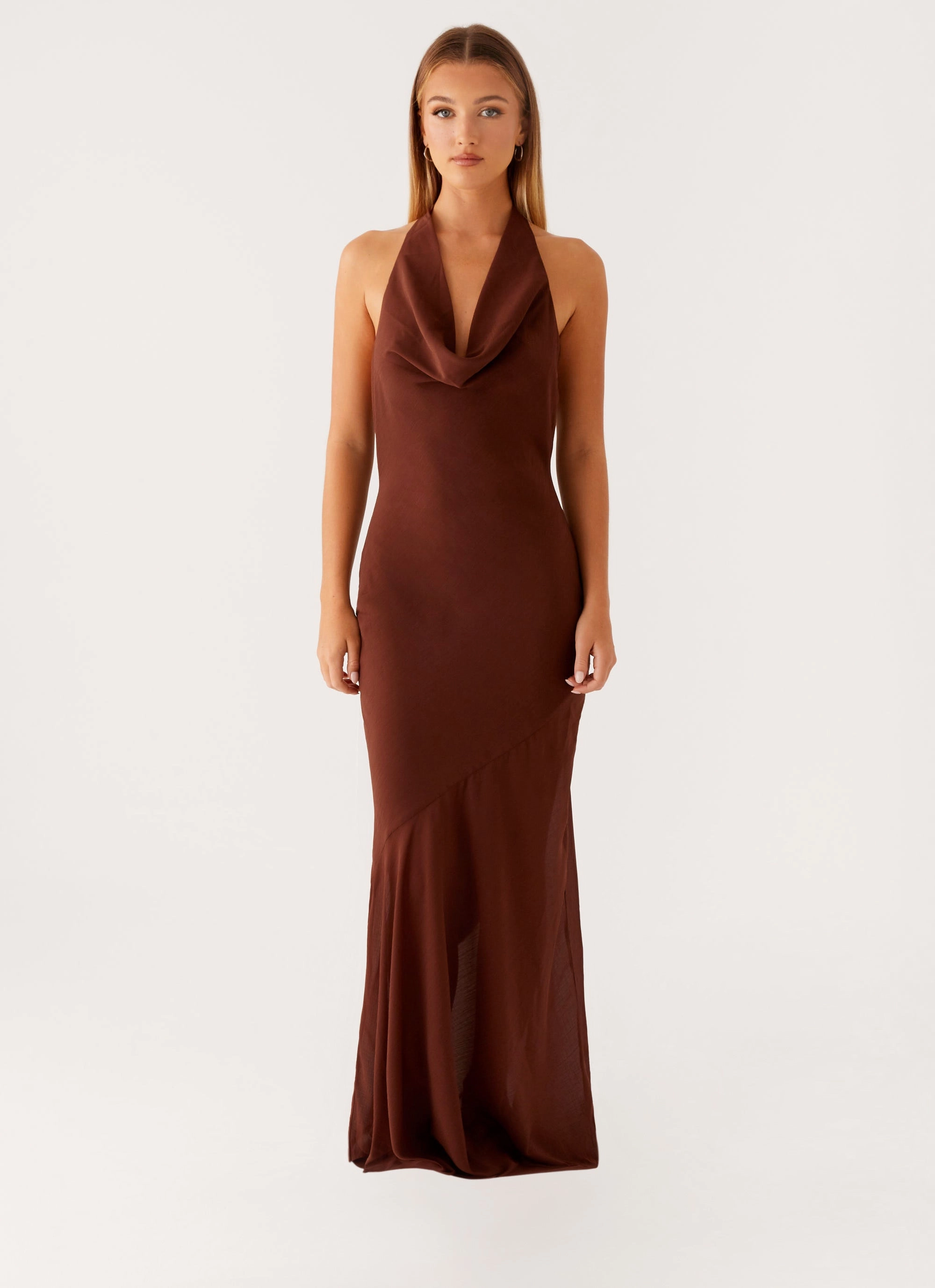 Lounge Cut Sullivan Maxi Dress - Chocolate