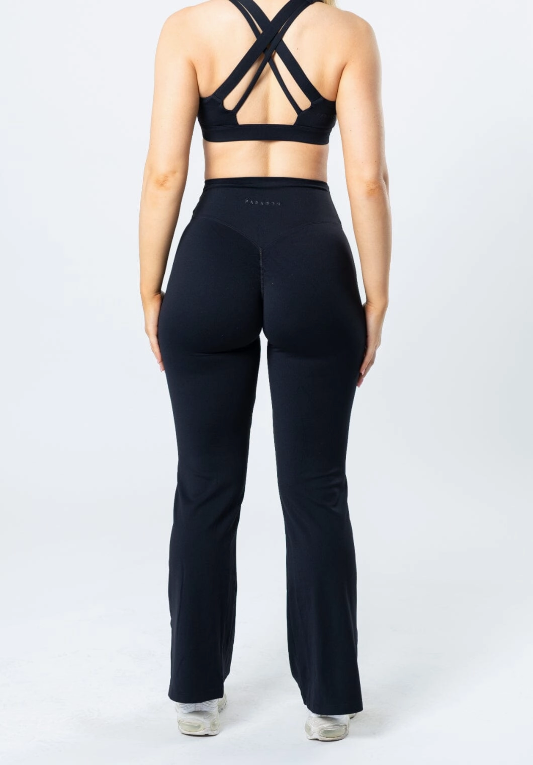 RecStretch? Original Sculptseam? Plus Flare Legging 31" Black Postpartum Fit Daily Routine
