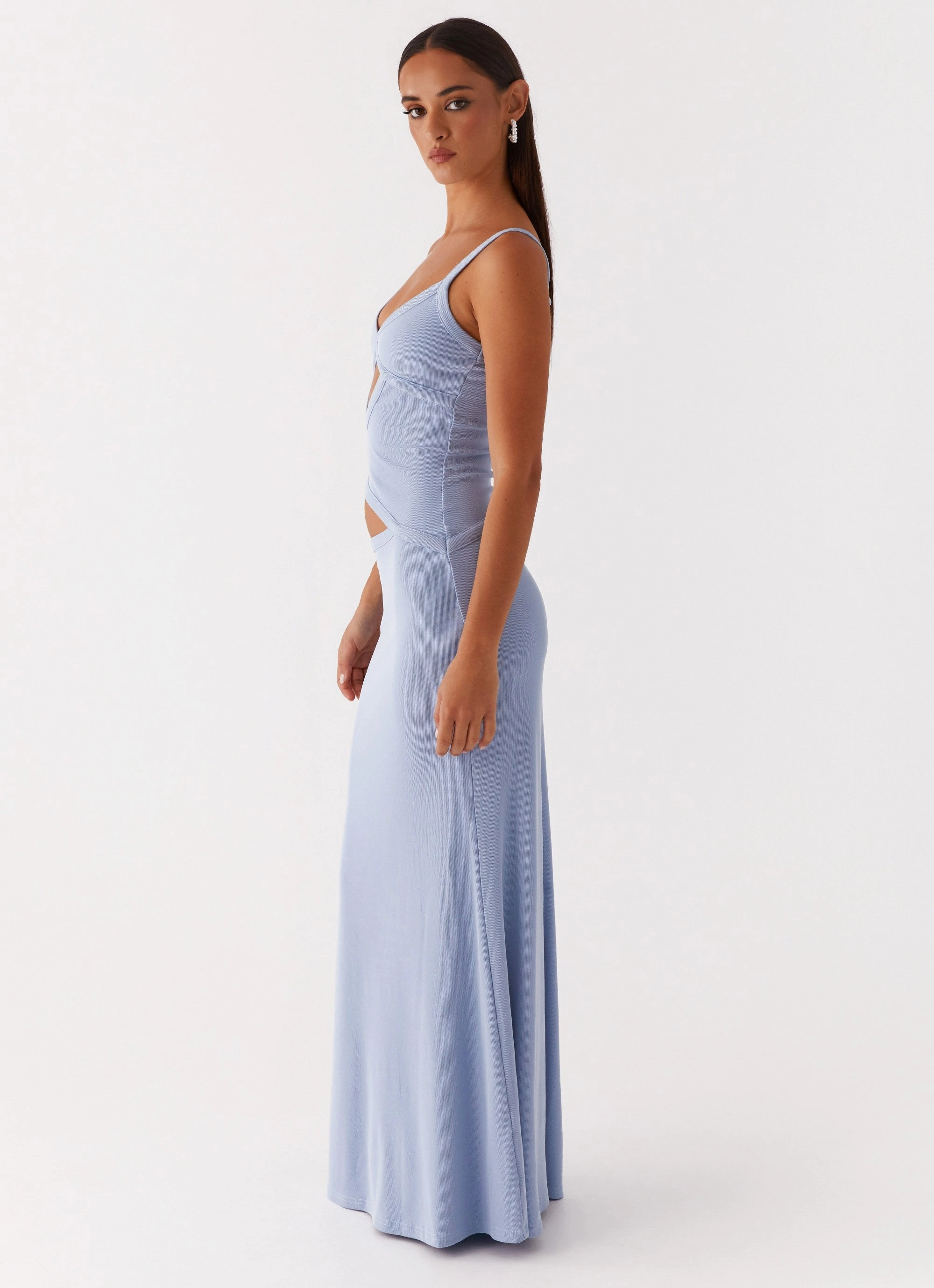 Jocelyn Maxi Dress - Blue Office Classic