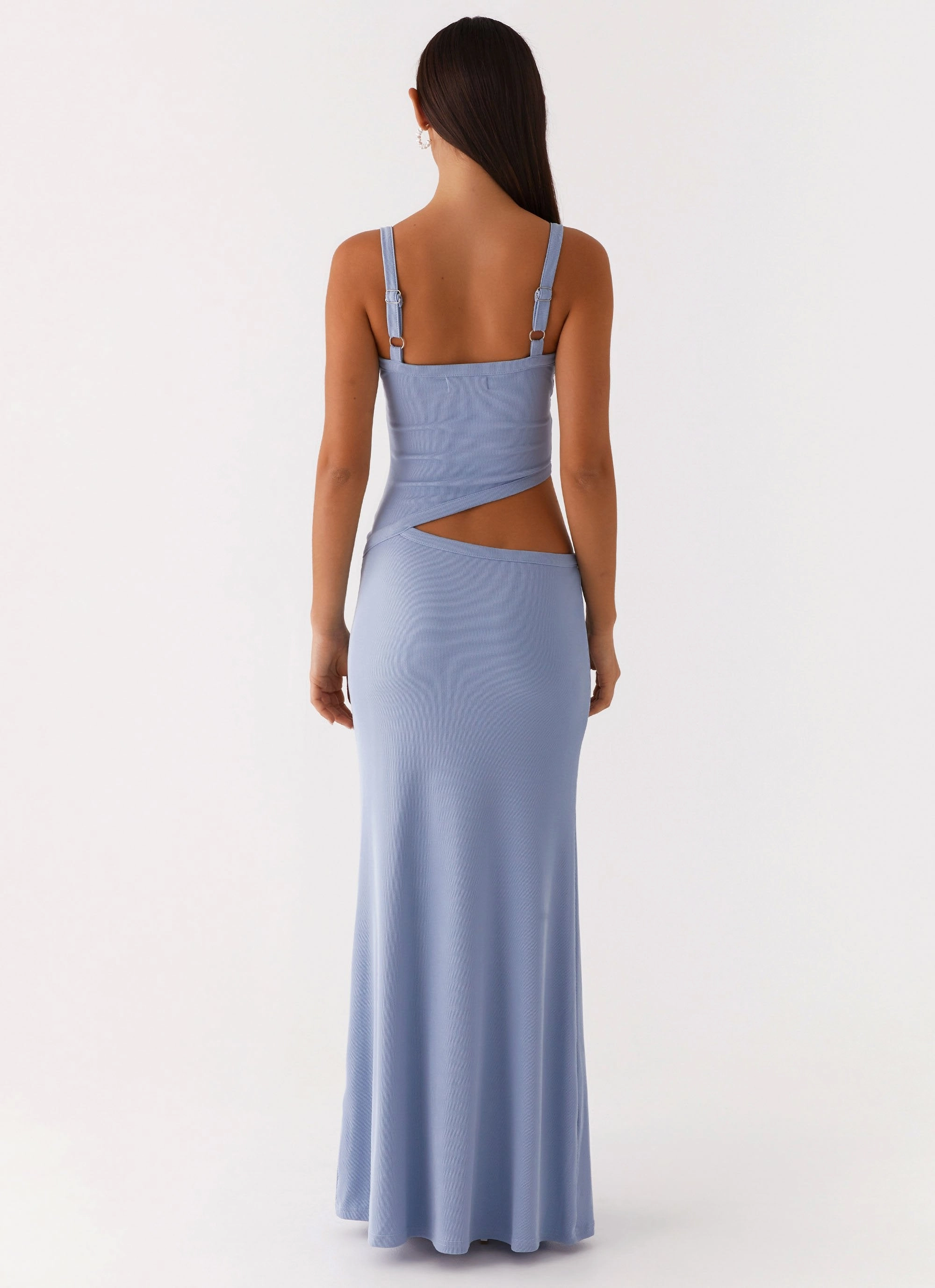 Comfortable outdoor wear Stretchable Jocelyn Maxi Dress - Blue
