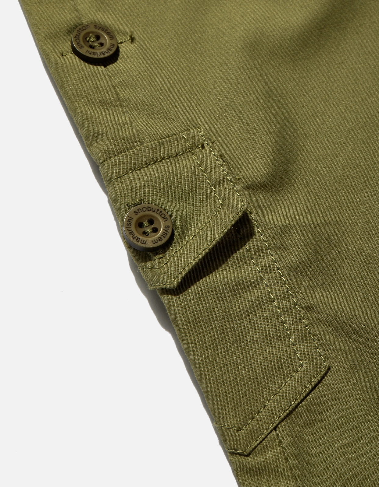 Wrinkle resistant fabric 5302 Original Snoshorts Loose Fit Olive OG-107F