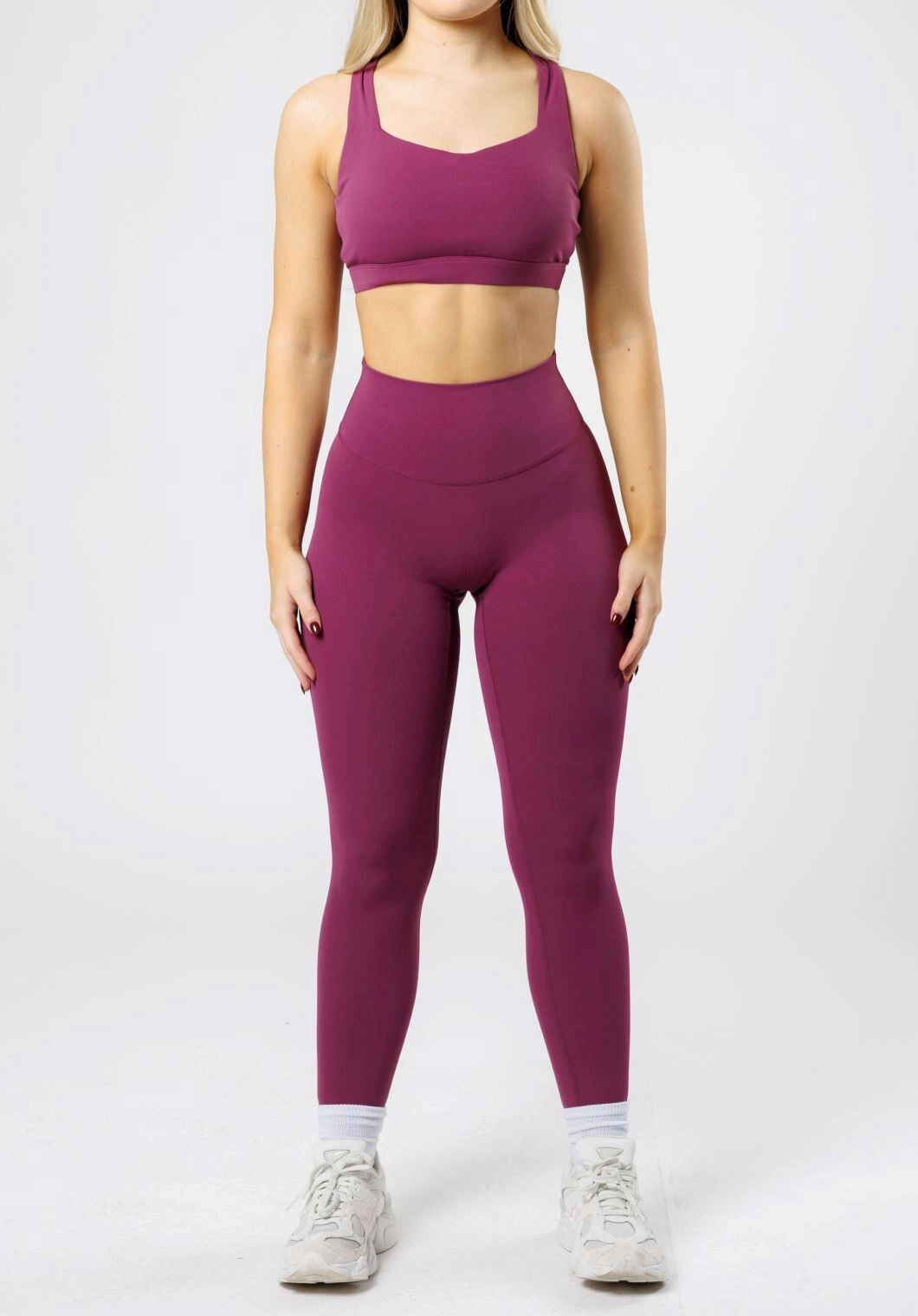 Wrinkle Resistant Dance Studio RecStretch Original Sculptseam? Plus Legging Bright Violet