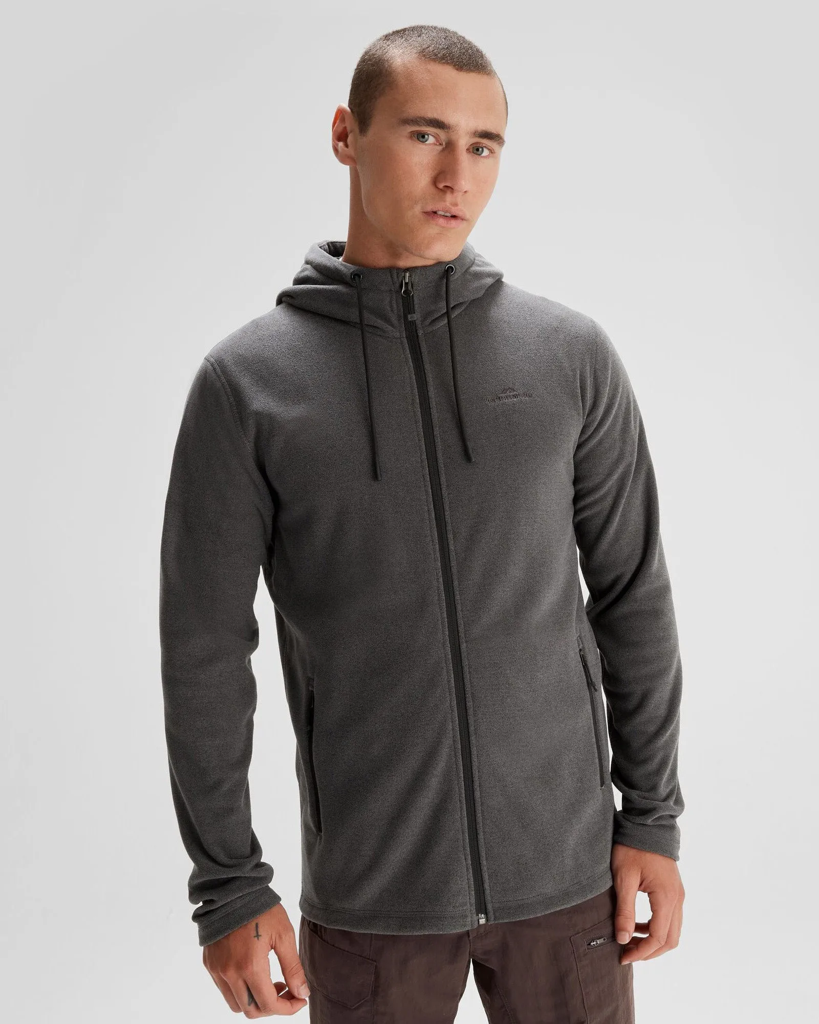 Men's Mt Aspiring Hooded Fleece Jacket  - Metal Weekend Casual