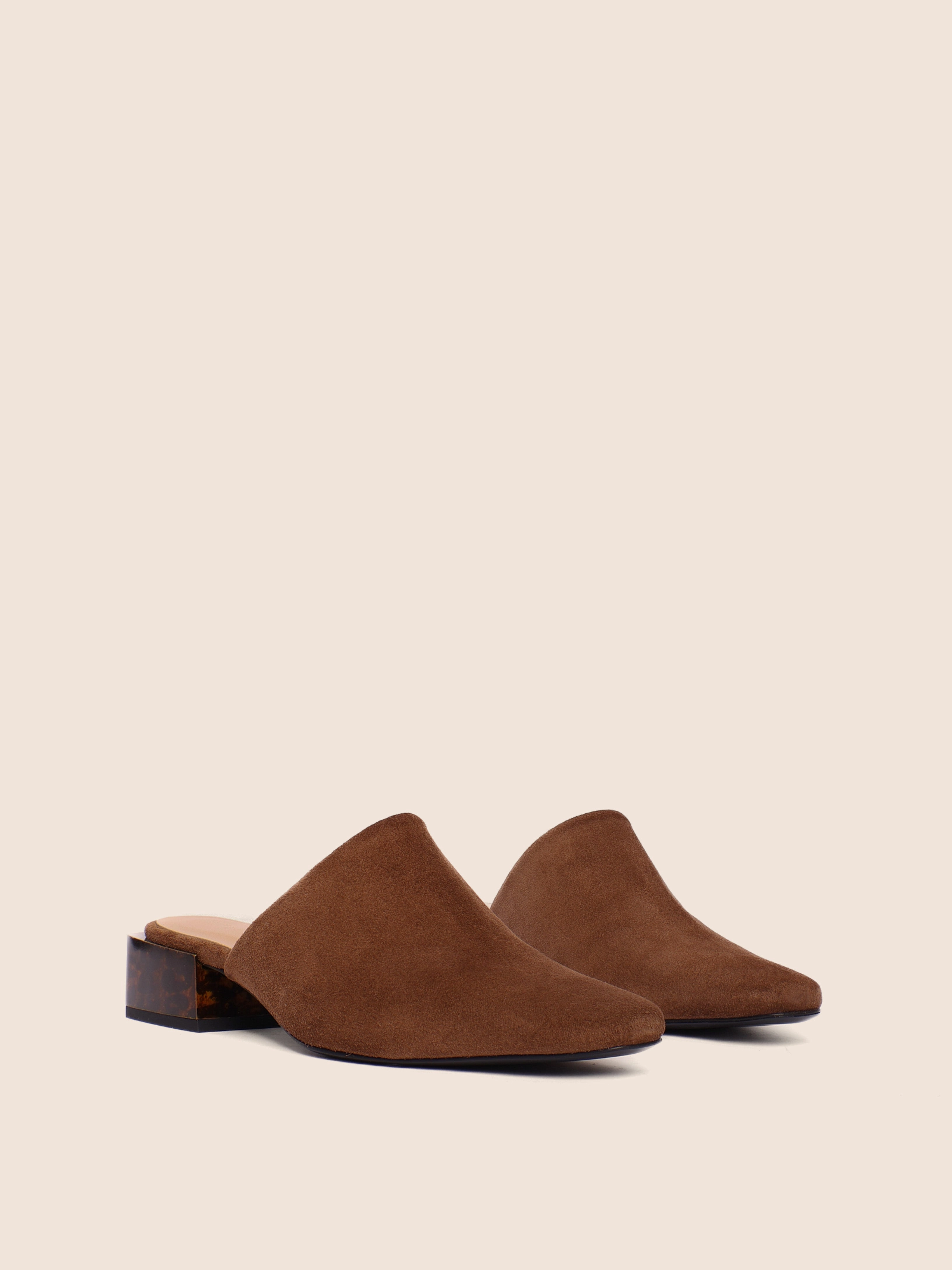 Navio Tan Suede Mule Soft Pad